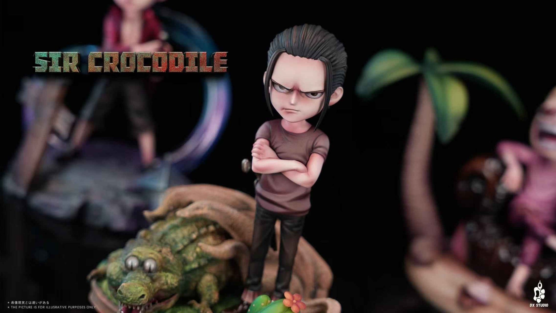 One Piece DX Studio Dracule Mihawk & Sir Crocodile & Donquixote Doflamingo Resin Statue