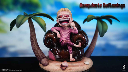One Piece DX Studio Dracule Mihawk & Sir Crocodile & Donquixote Doflamingo Resin Statue