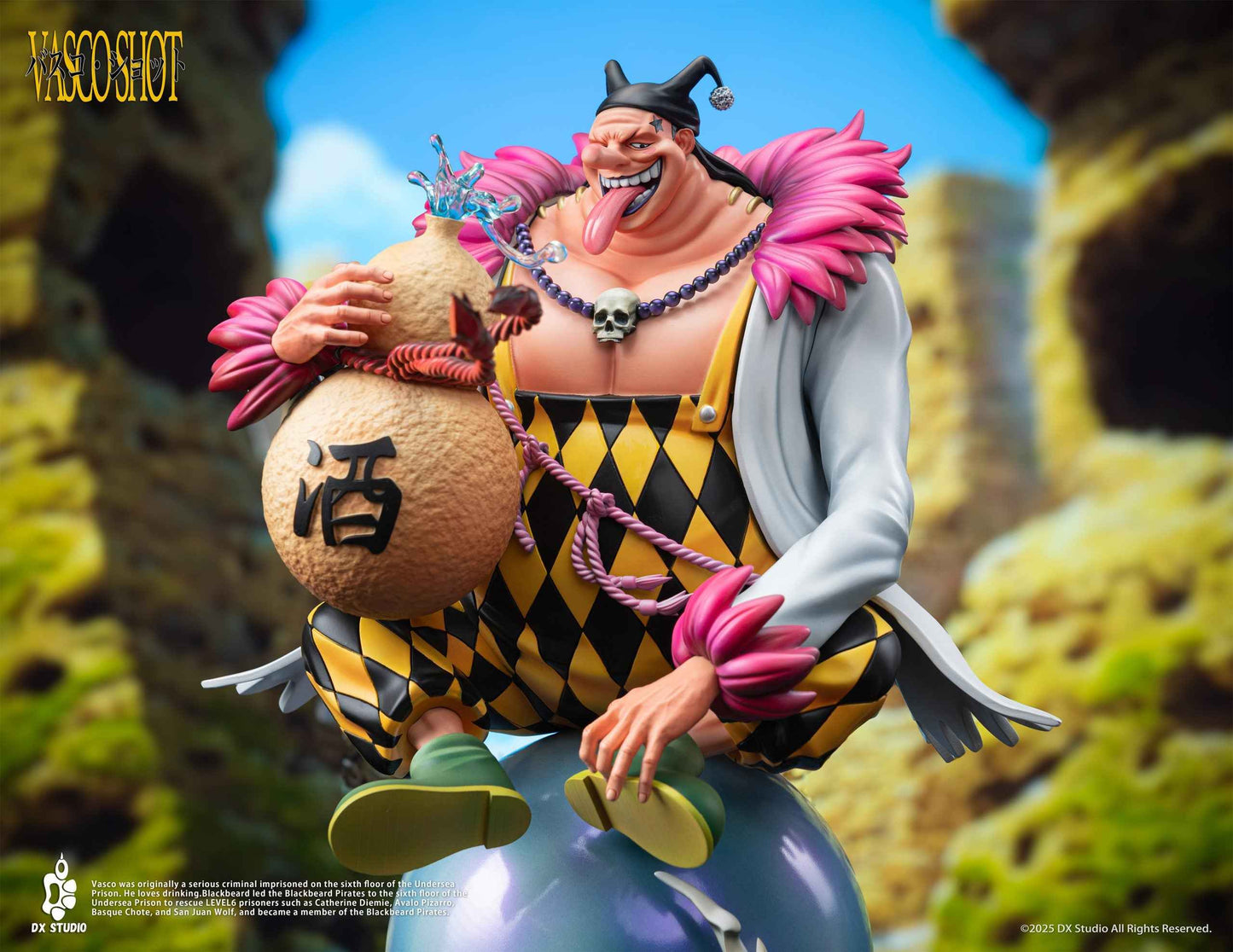 One Piece DX Studio Vasco Shot & Catarina Devon Resin Statue