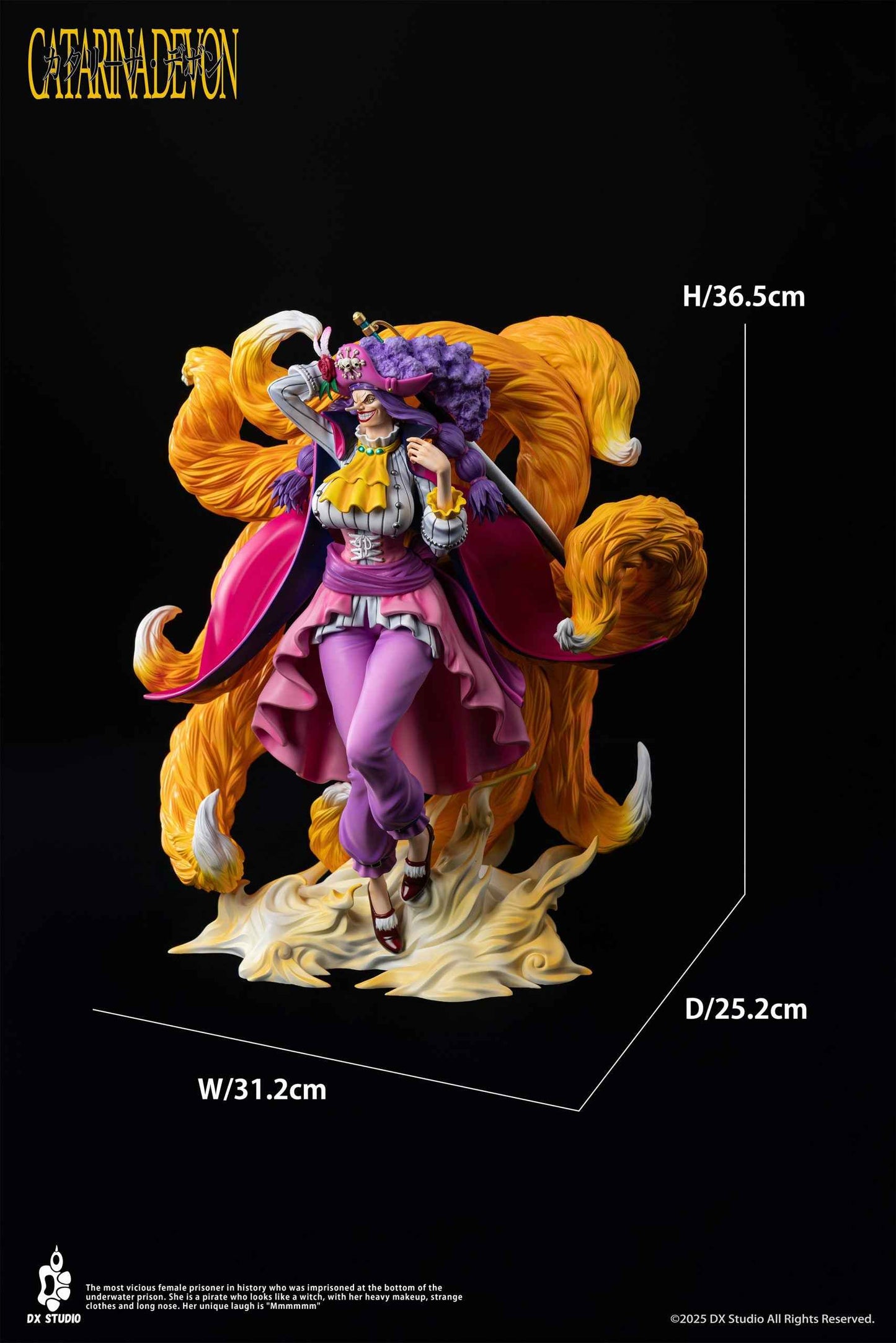 One Piece DX Studio Vasco Shot & Catarina Devon Resin Statue