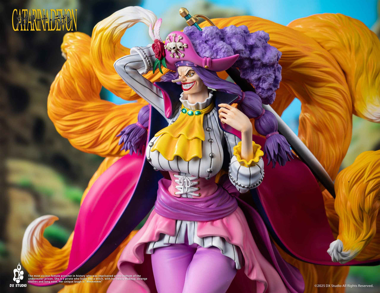 One Piece DX Studio Vasco Shot & Catarina Devon Resin Statue
