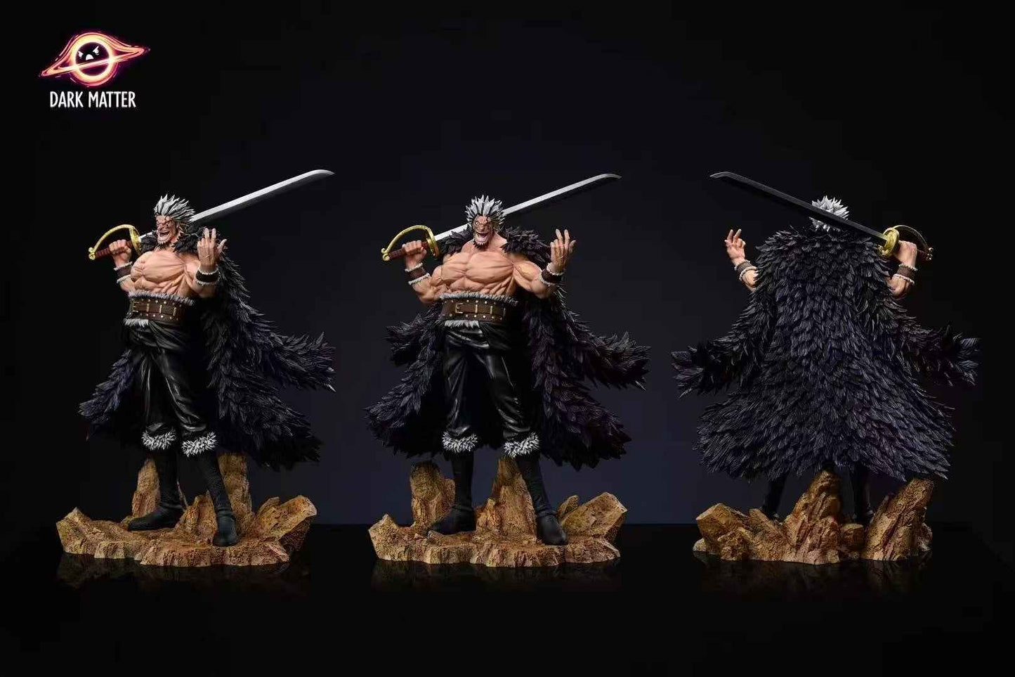 One Piece Dark Matter Studio Rocks D. Xebec Resin Statue