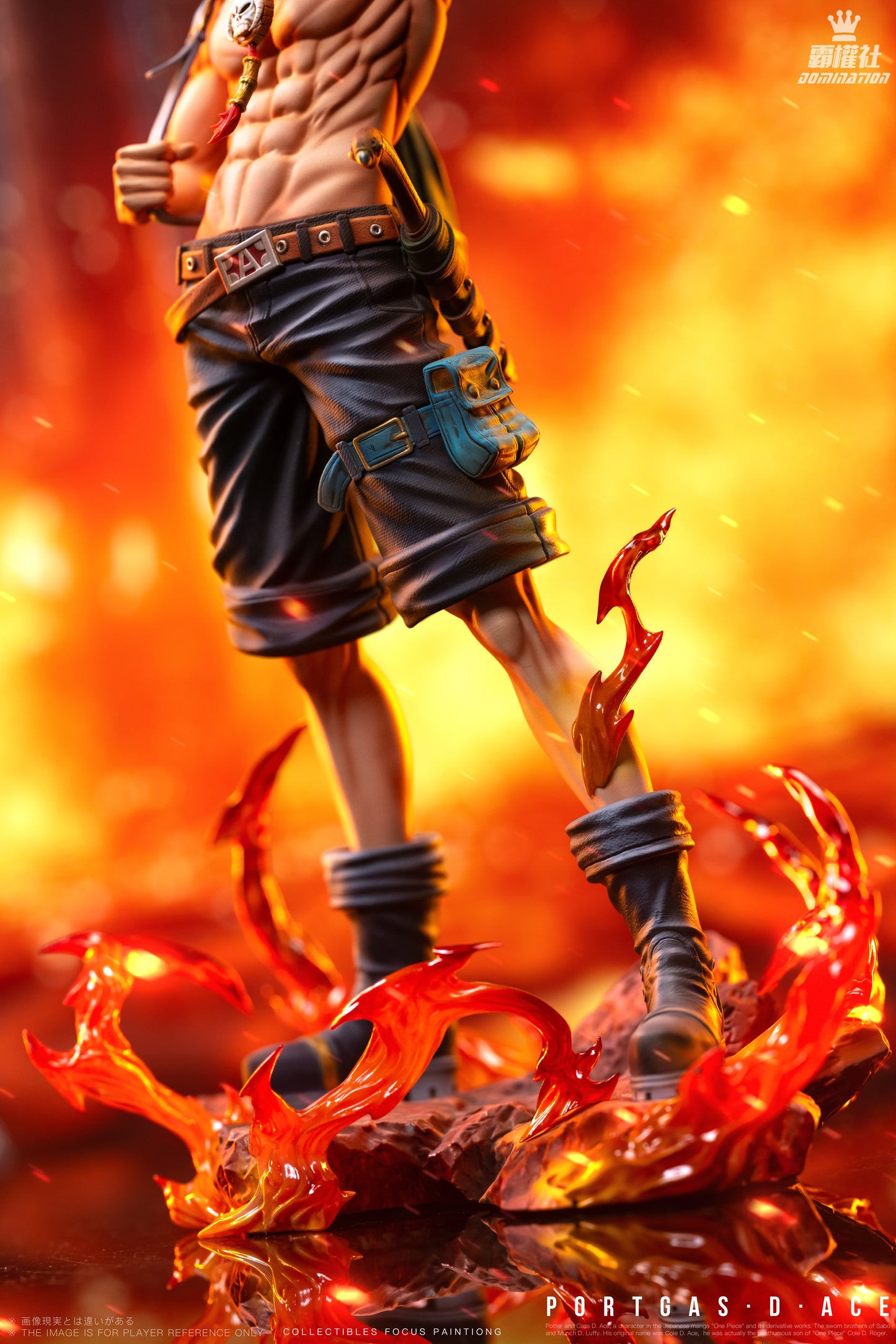One Piece Domination Studio Portgas D. Ace Resin Statue