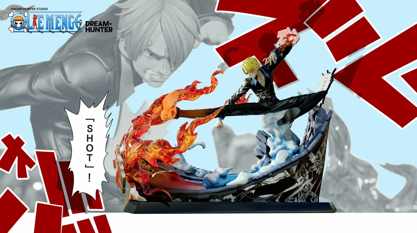 One Piece Dream Hunter Studio Vinsmoke Sanji Resin Statue