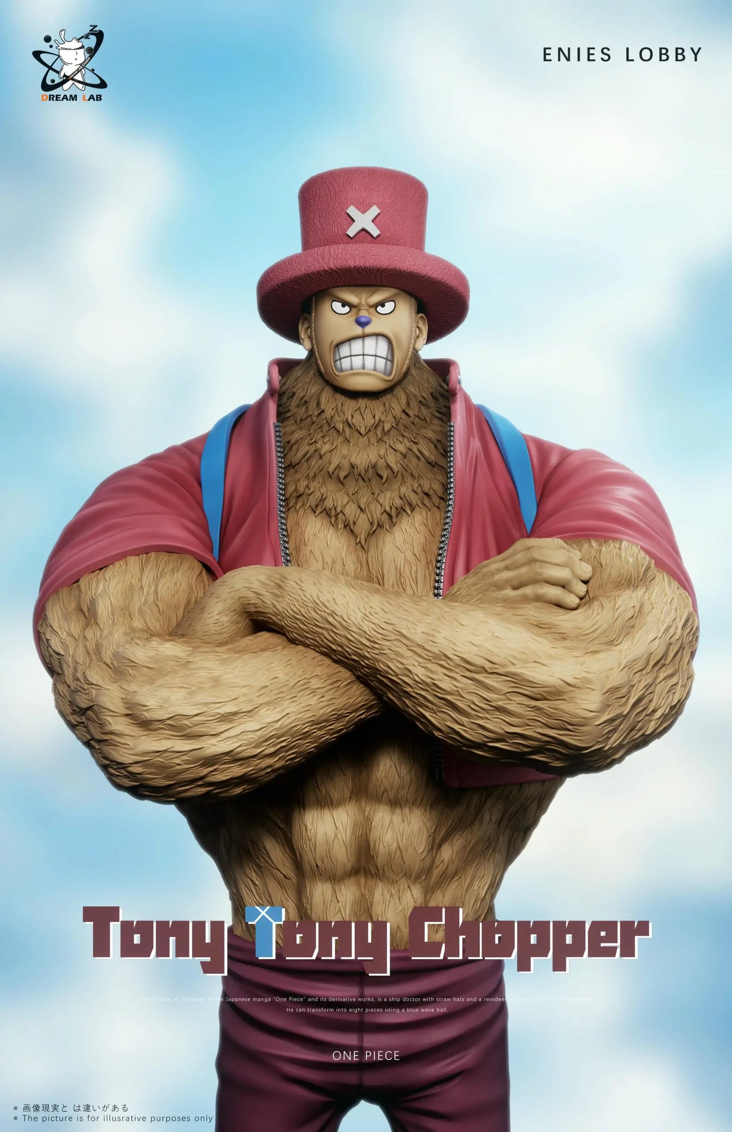One Piece Dream Lab Studio Tony Tony Chopper & Vinsmoke Sanji Resin Statue