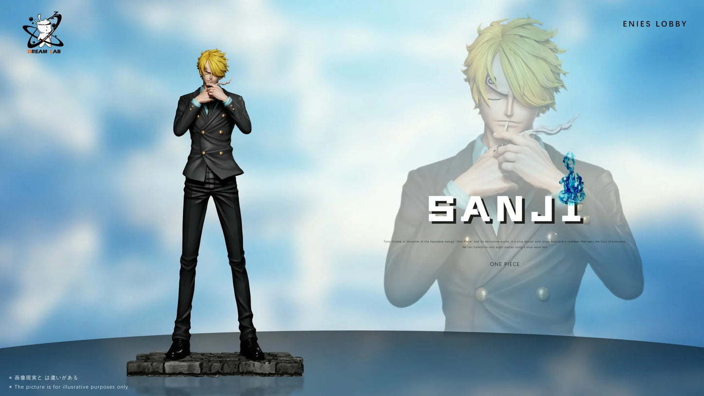 One Piece Dream Lab Studio Tony Tony Chopper & Vinsmoke Sanji Resin Statue