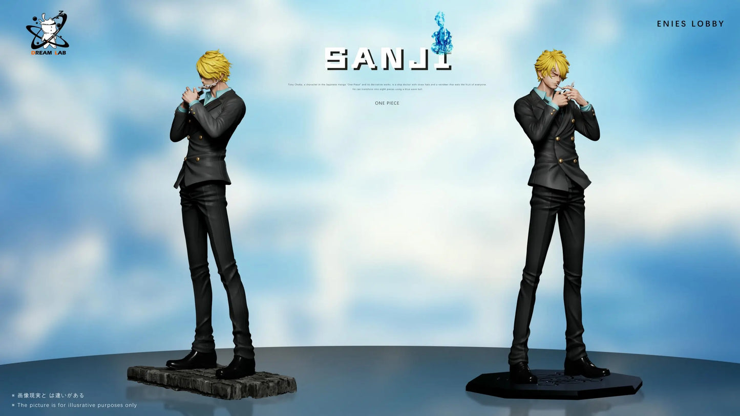 One Piece Dream Lab Studio Tony Tony Chopper & Vinsmoke Sanji Resin Statue