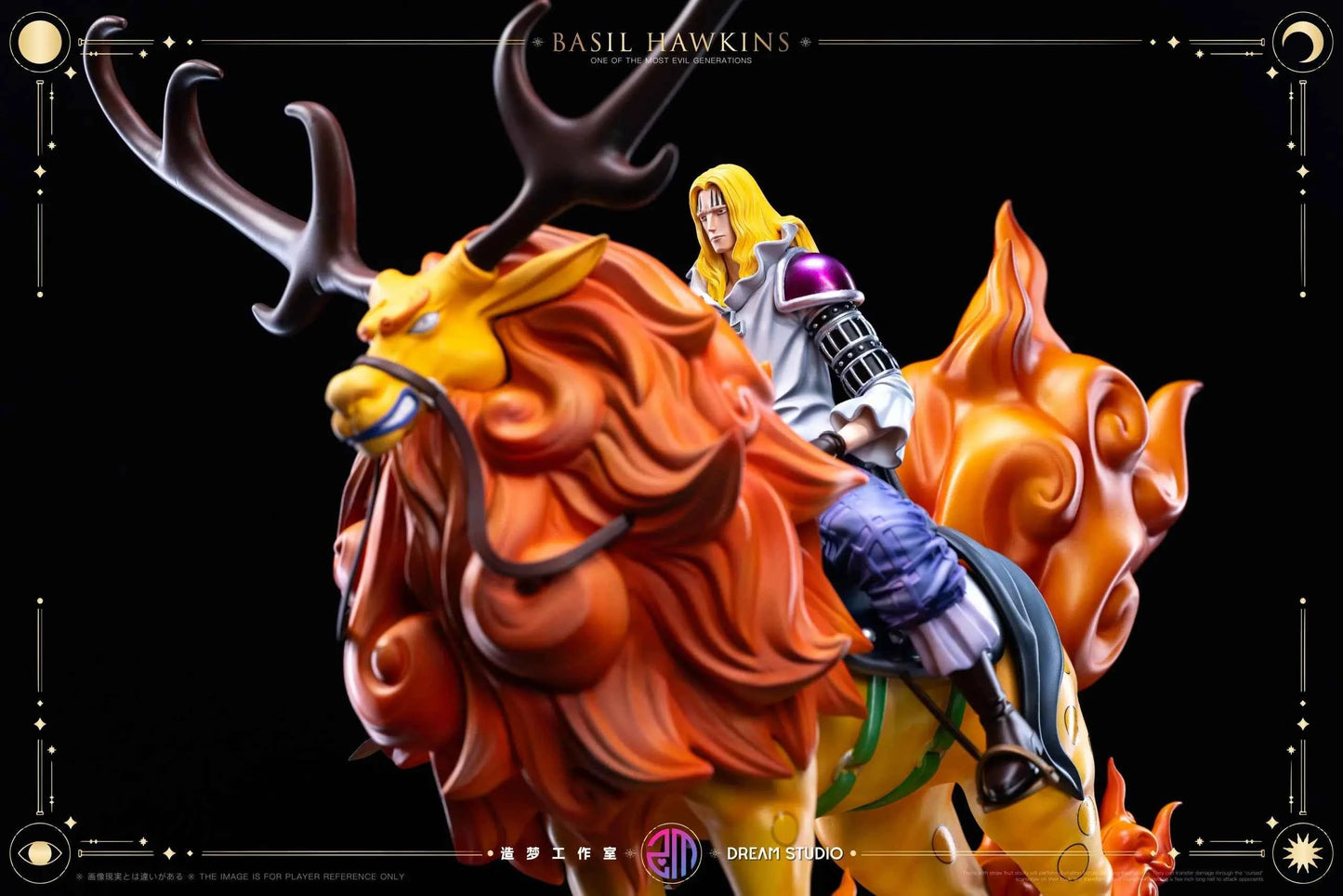 One Piece Dream Studio Deer-Riding Basil Hawkins Resin Statue