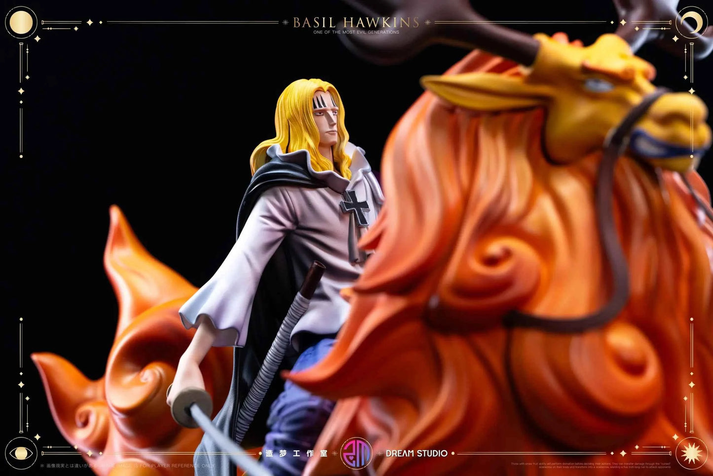 One Piece Dream Studio Deer-Riding Basil Hawkins Resin Statue