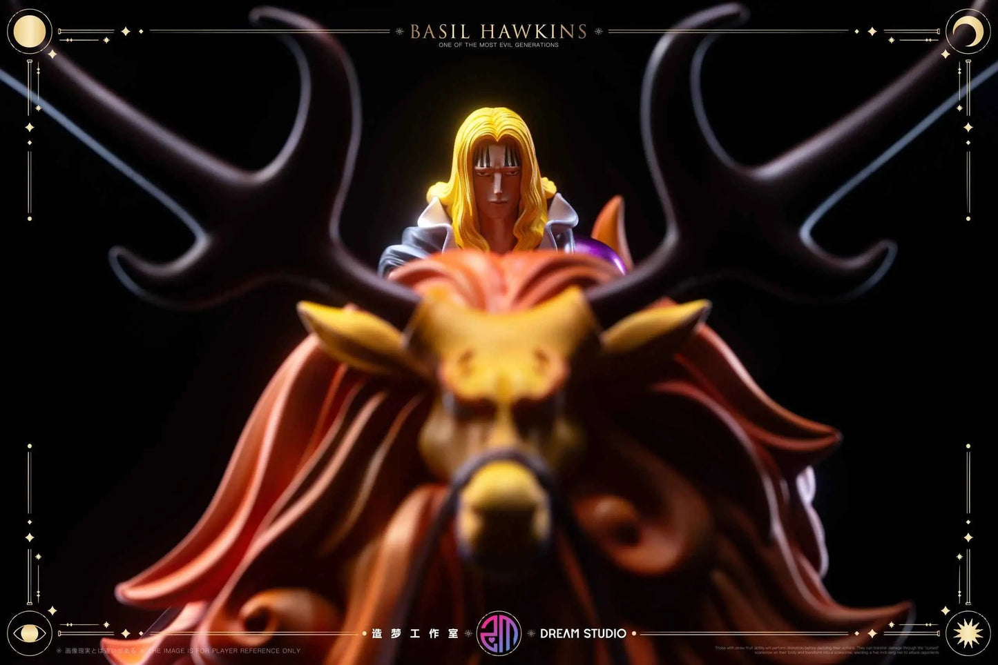 One Piece Dream Studio Deer-Riding Basil Hawkins Resin Statue