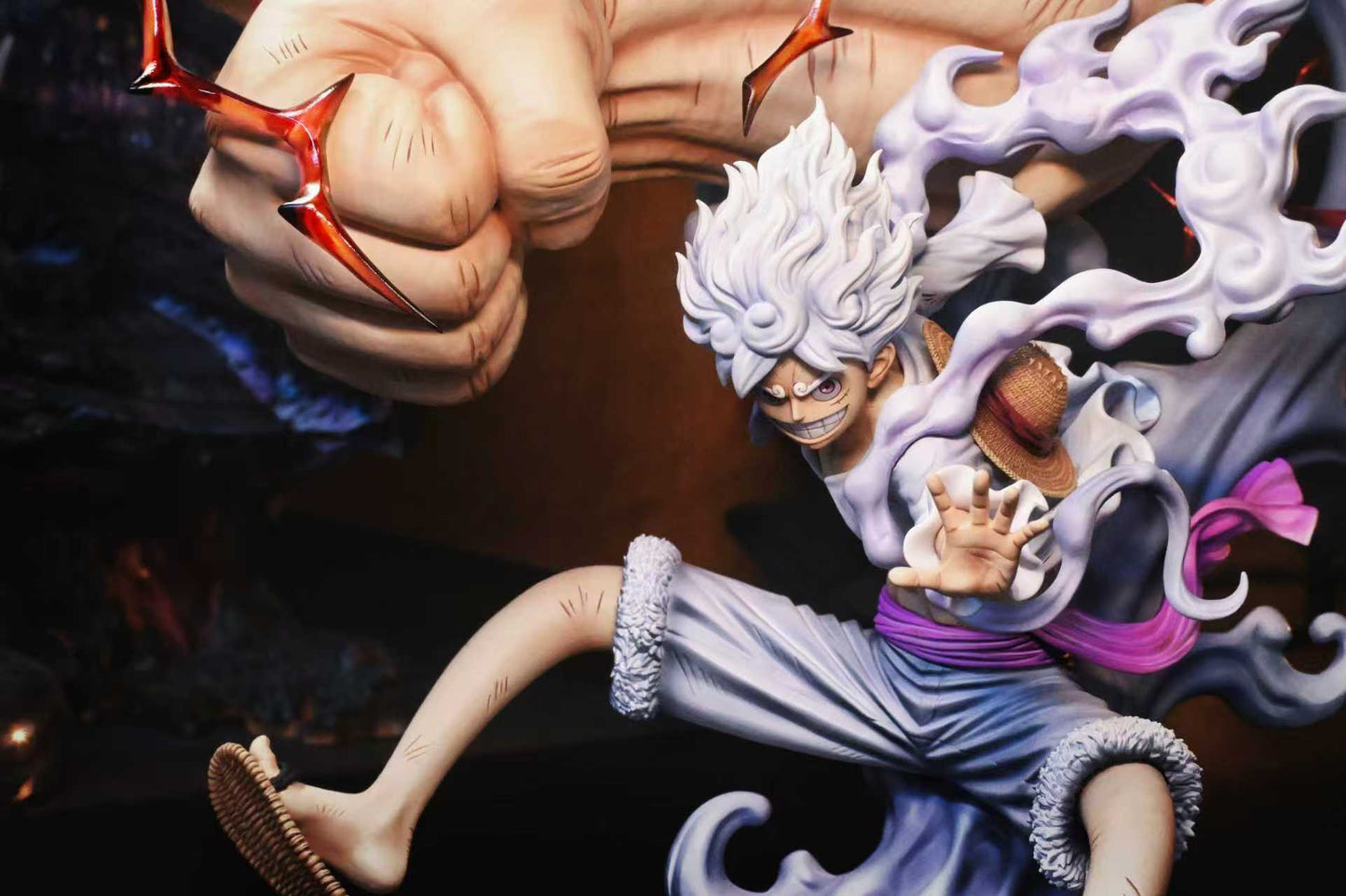 One Piece Dream Studio Monkey D. Luffy Gear 5 Nika Resin Statue