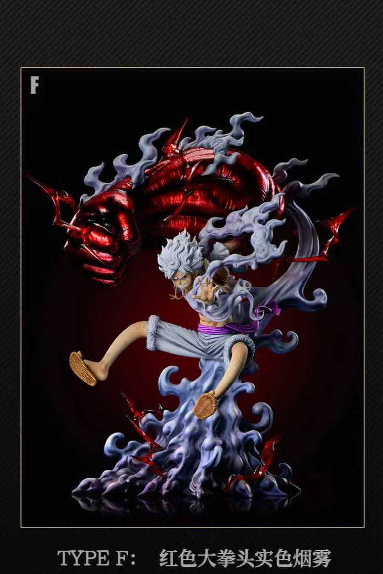 One Piece Dream Studio Monkey D. Luffy Gear 5 Nika Resin Statue