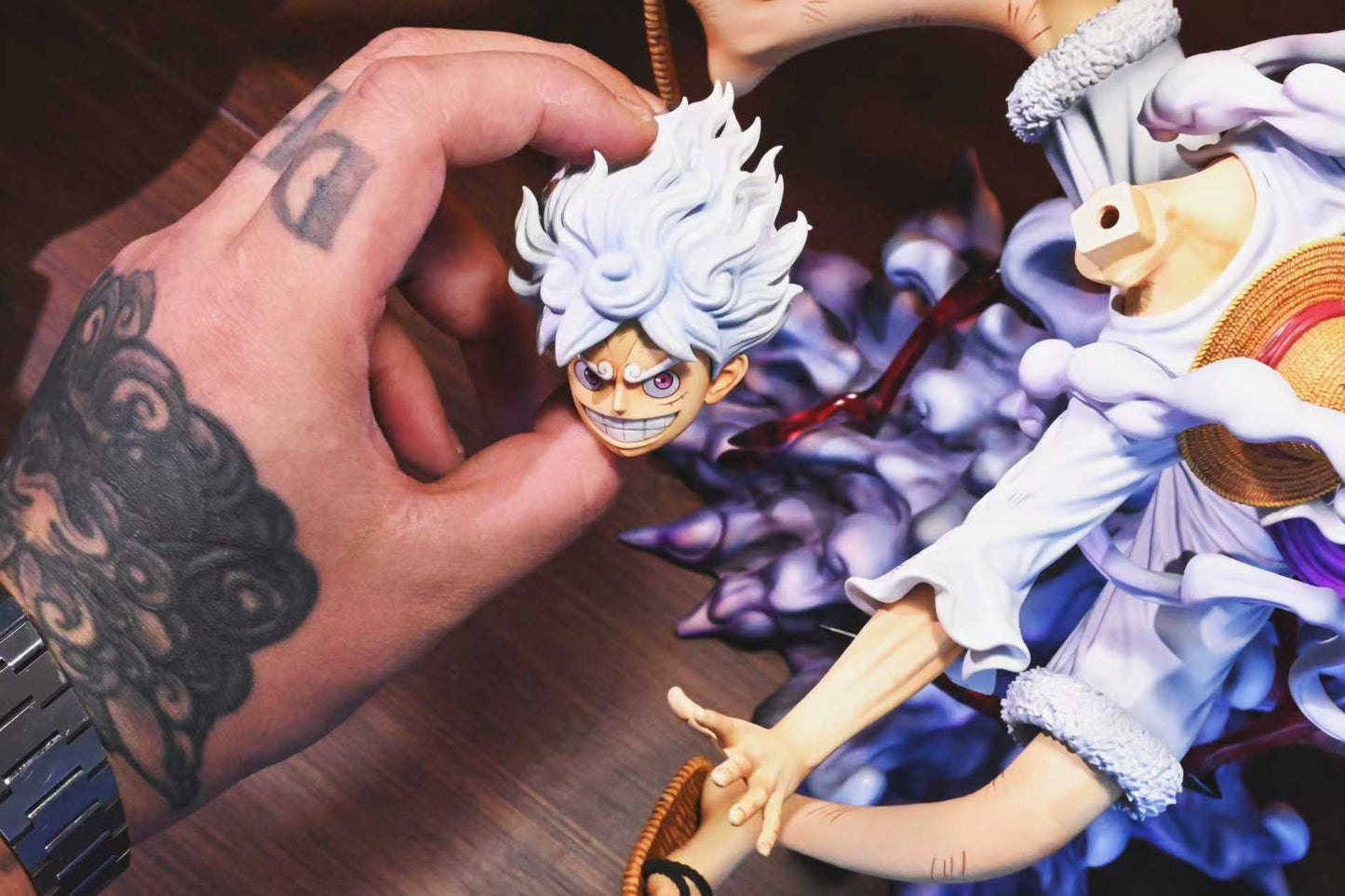 One Piece Dream Studio Monkey D. Luffy Gear 5 Nika Resin Statue