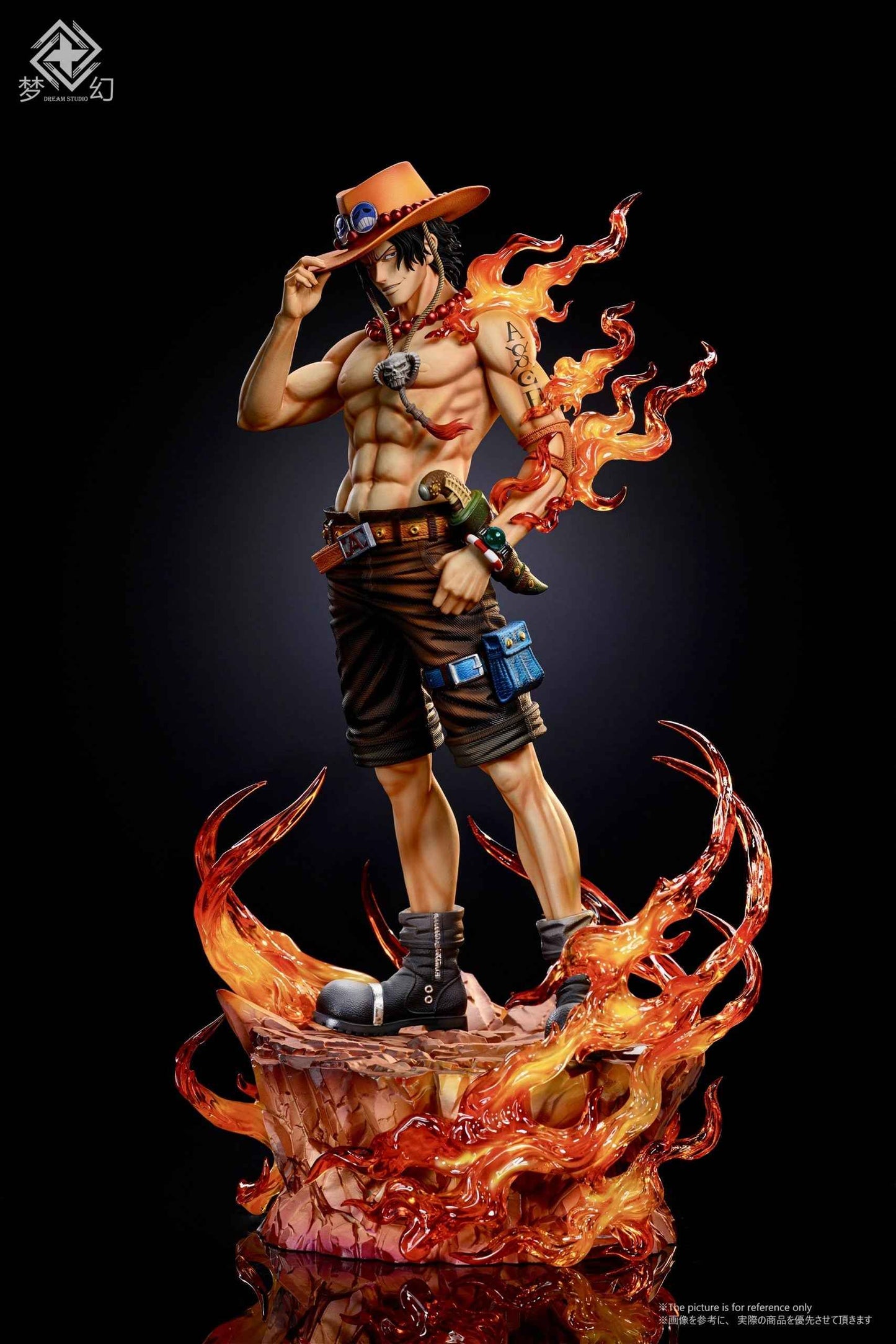 One Piece Dream Studio Portgas D Ace Resin Statue