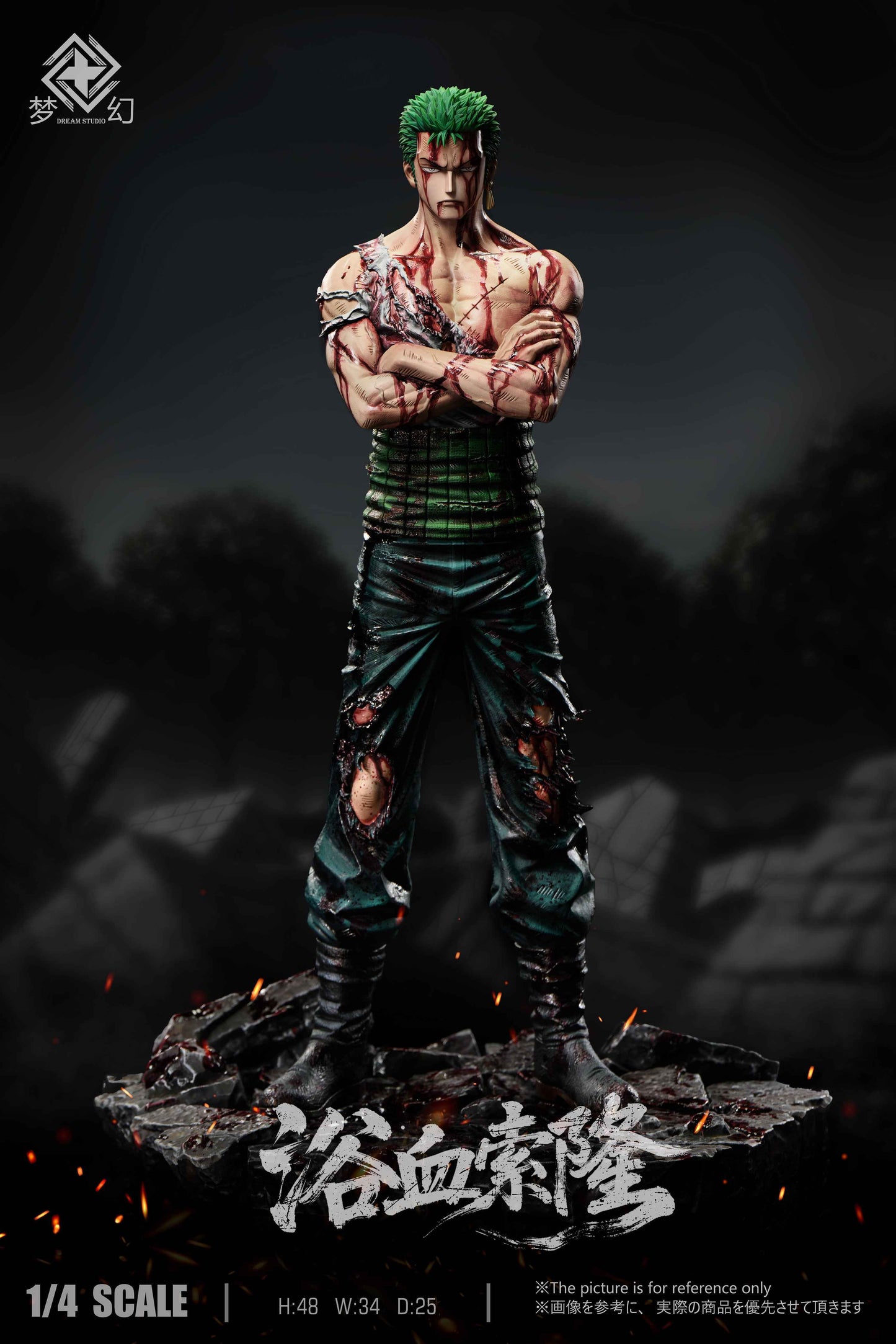 One Piece Dream Studio Roronoa Zoro 1/4 Resin Statue