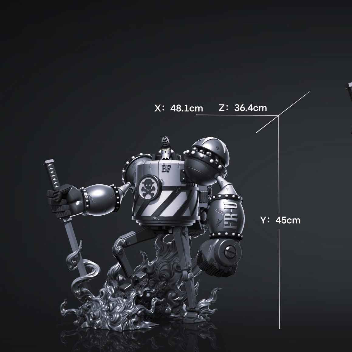 One Piece Dx Studio General Franky 2.0 Resin Statue