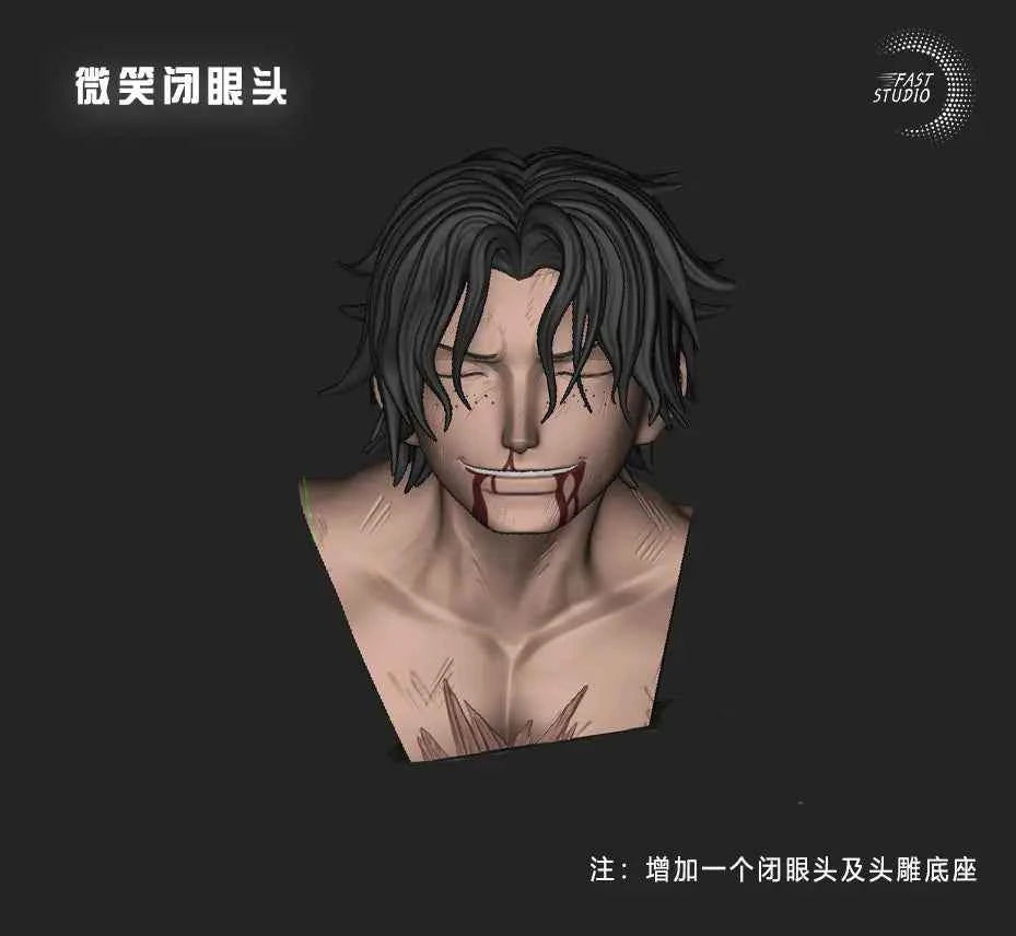 One Piece Fast Studio Ace & Luffy Resin Statue