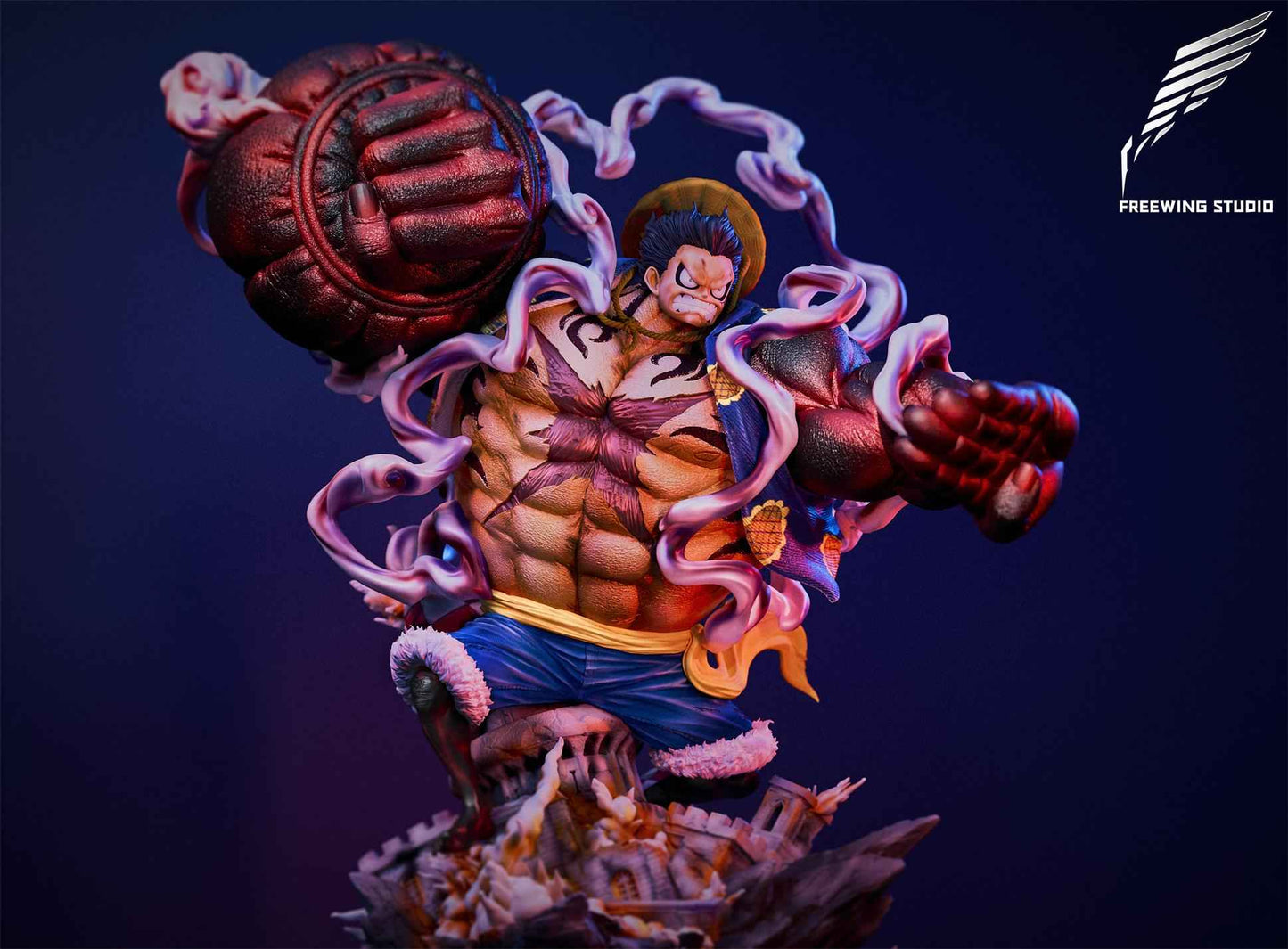 One Piece Freewing Studio Monkey D. Luffy Gear 4th Luffy Resin Statue