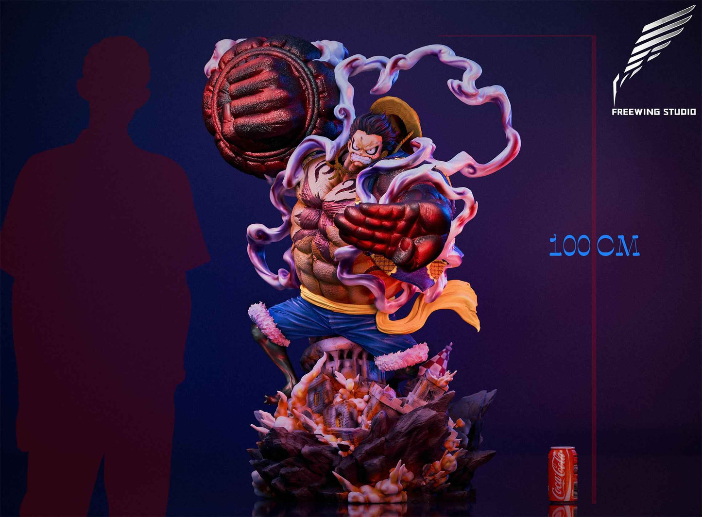 One Piece Freewing Studio Monkey D. Luffy Gear 4th Luffy Resin Statue