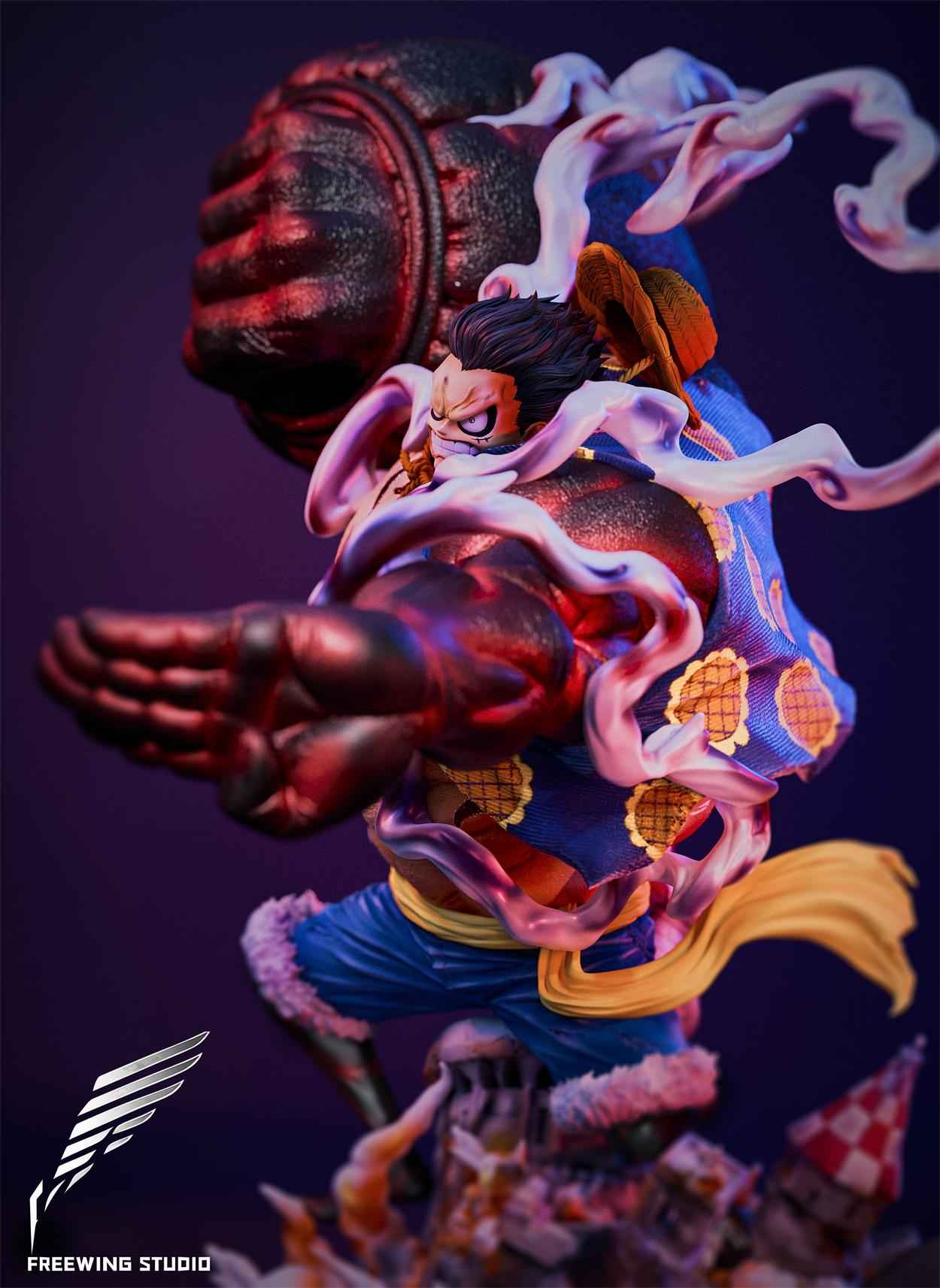 One Piece Freewing Studio Monkey D. Luffy Gear 4th Luffy Resin Statue