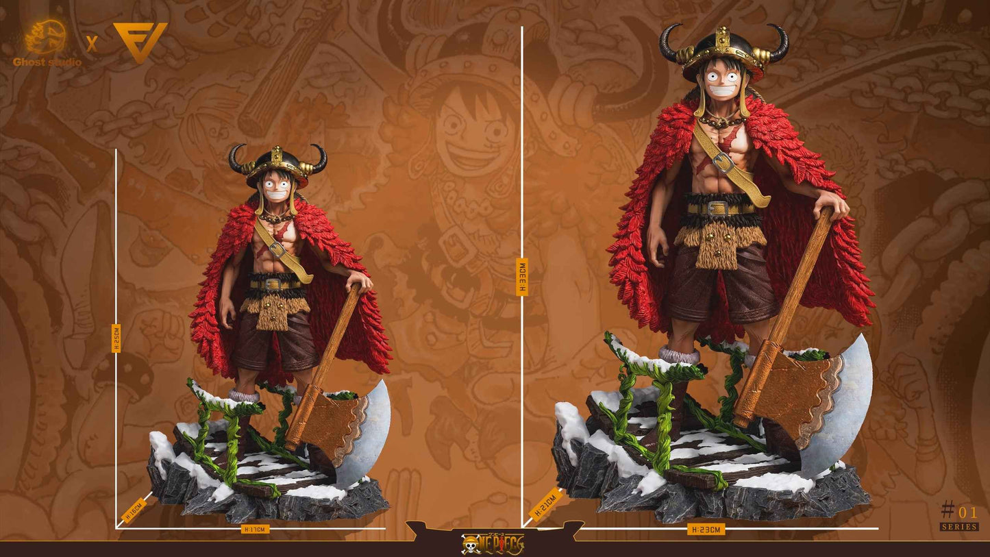 One Piece ~ Ghost & EVE Studio ~ Monkey D Luffy Luffy Elbaph Arc ~ Resin Statue - Santoryu Resins Collectors