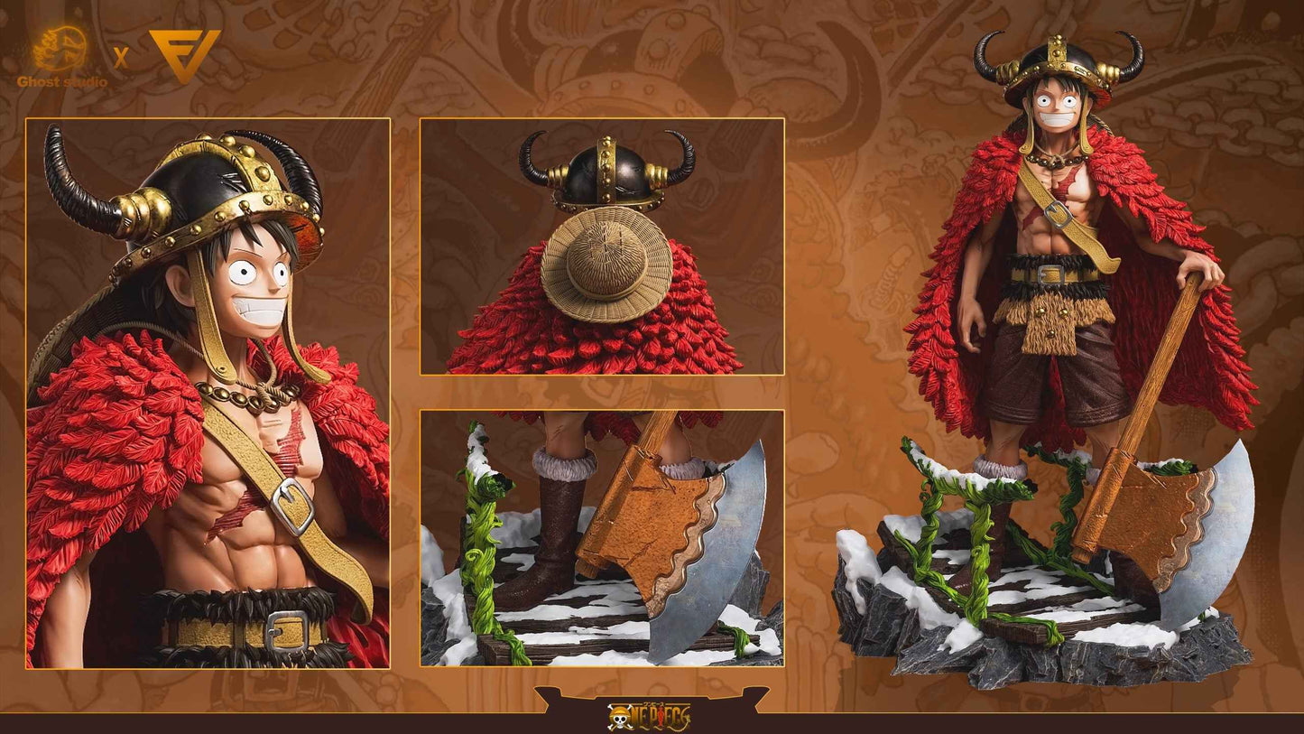 One Piece ~ Ghost & EVE Studio ~ Monkey D Luffy Luffy Elbaph Arc ~ Resin Statue - Santoryu Resins Collectors