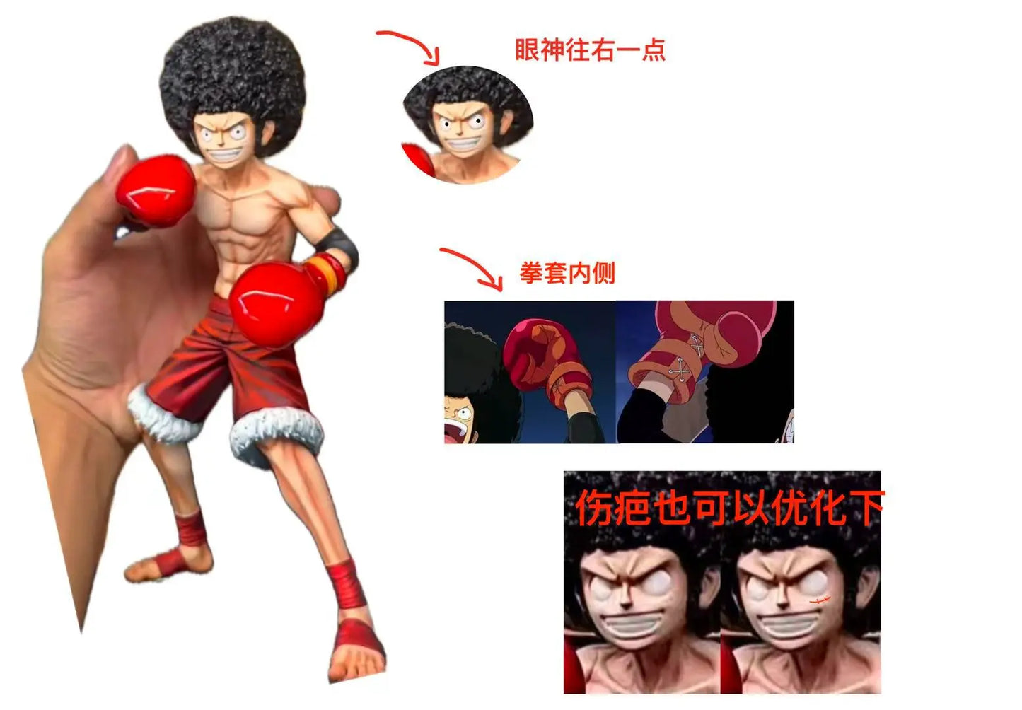 One Piece Ghost & Gold Studio Afro Monkey D. Luffy Resin Statue