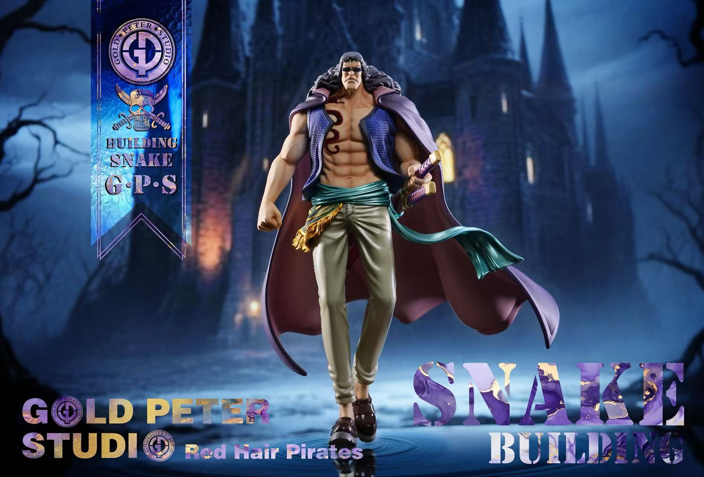 One Piece Gold Peter Studio "GPS" Building Snake Resin Statue