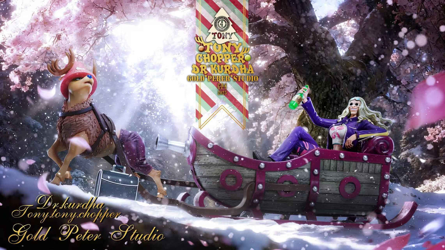 One Piece Gold Peter Studio "GPS" Tony Tony Chopper & Dr. Kureha Resin Statue