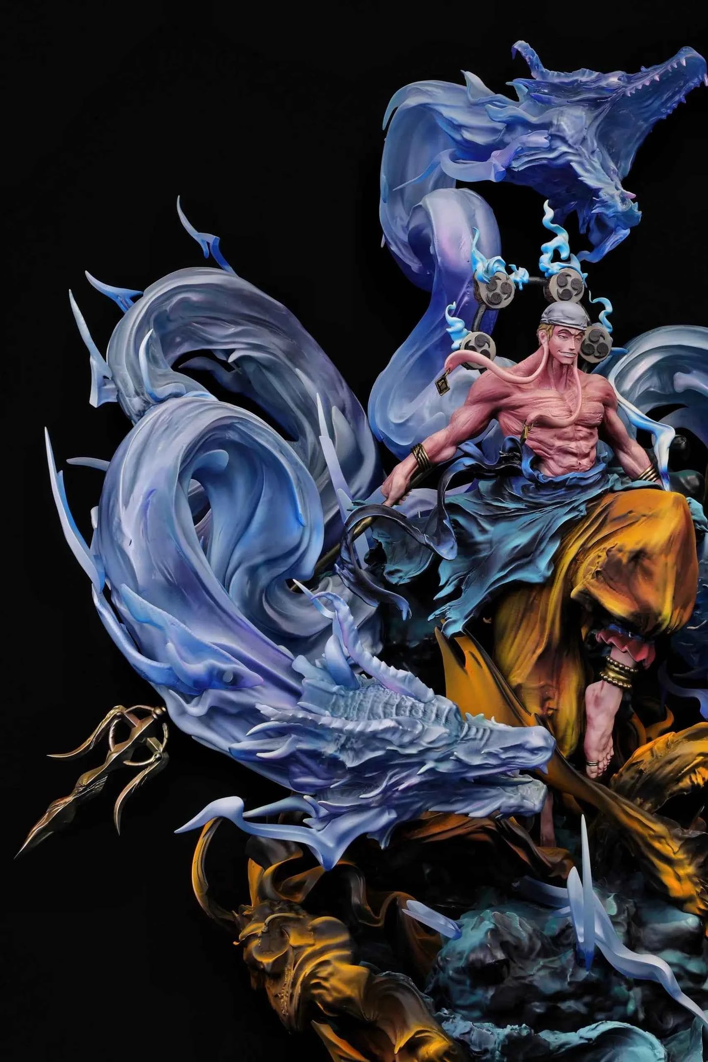 One Piece Iron Curtain Studio Thunder God Enel Resin Statue