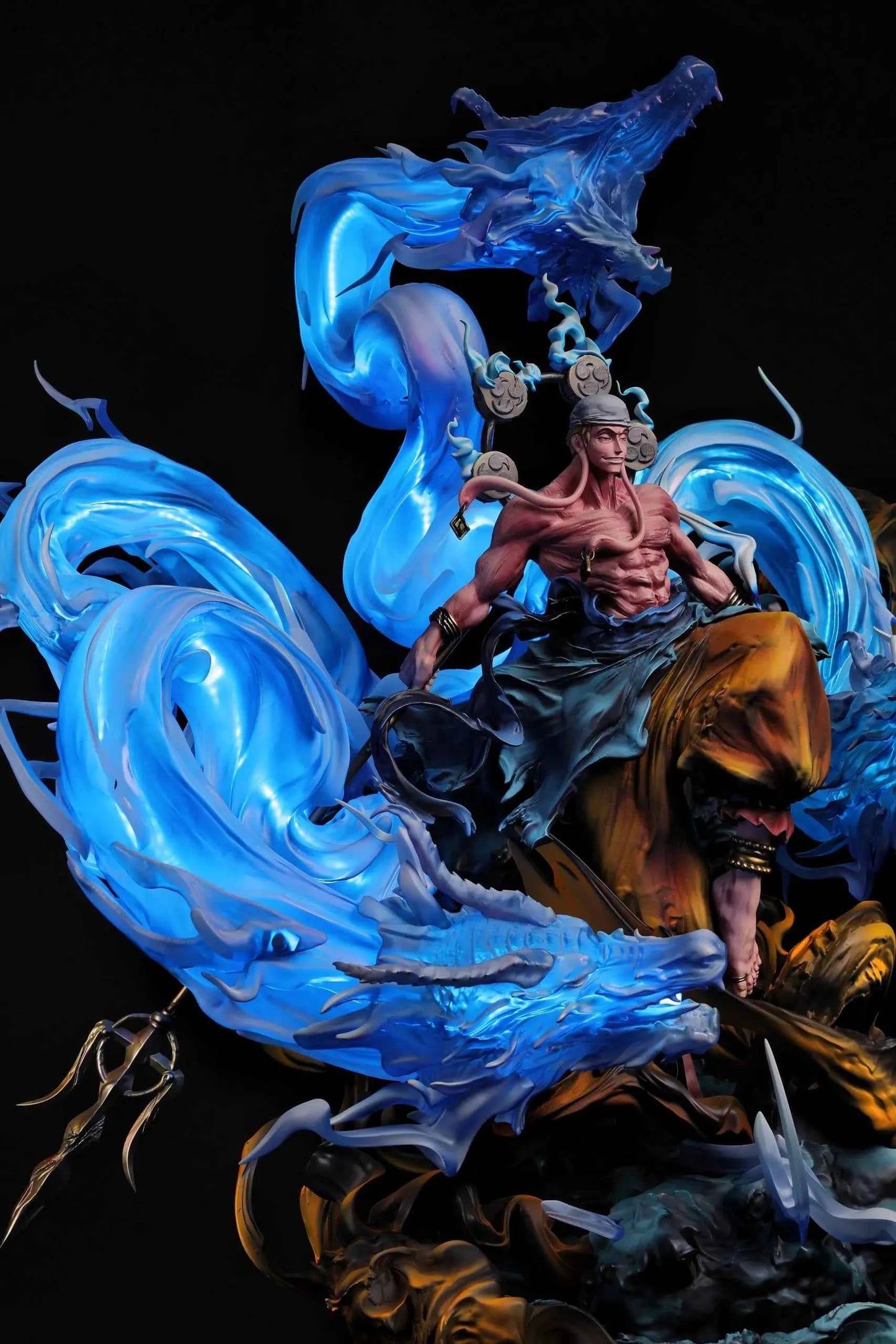 One Piece Iron Curtain Studio Thunder God Enel Resin Statue