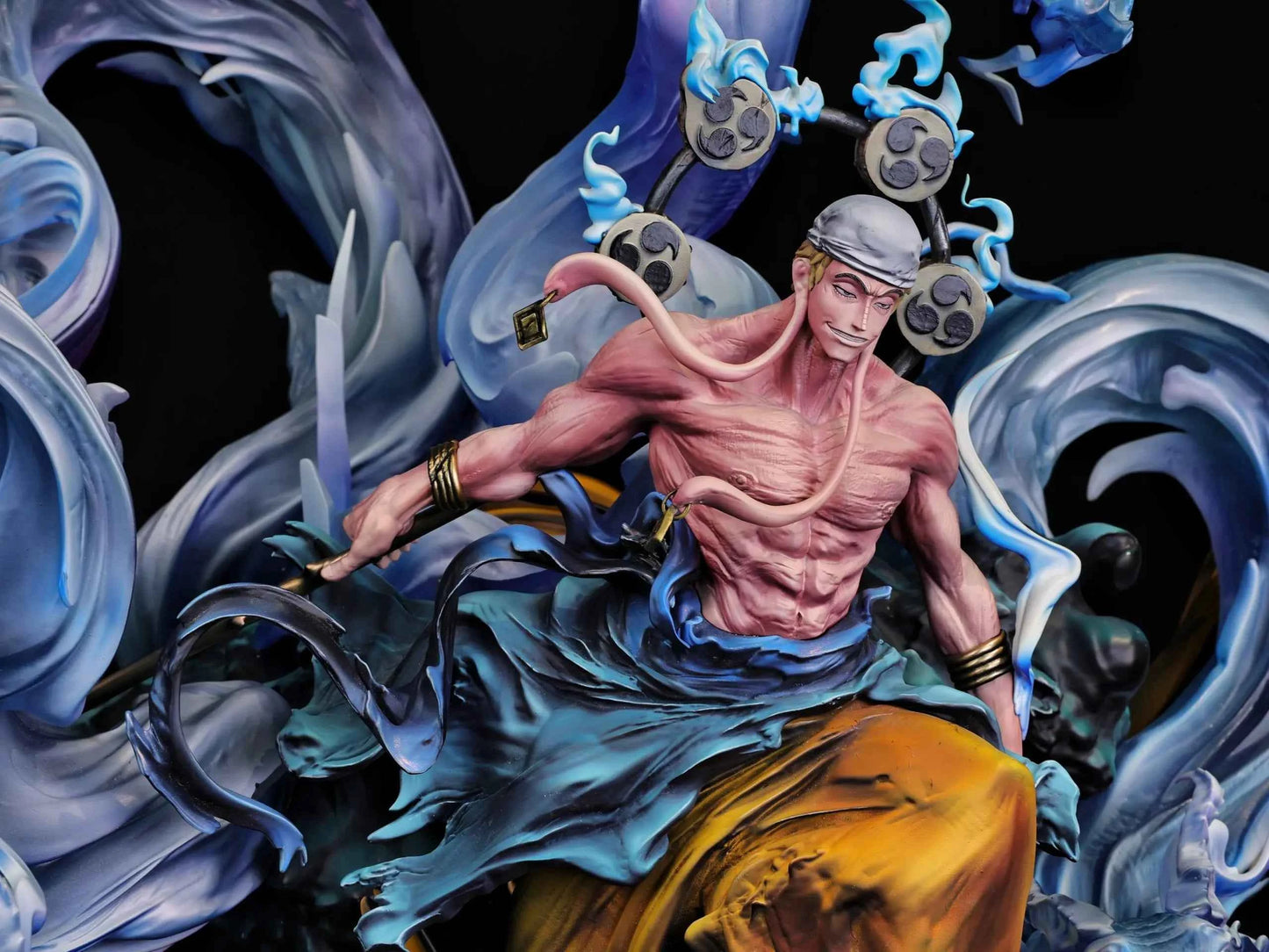 One Piece Iron Curtain Studio Thunder God Enel Resin Statue