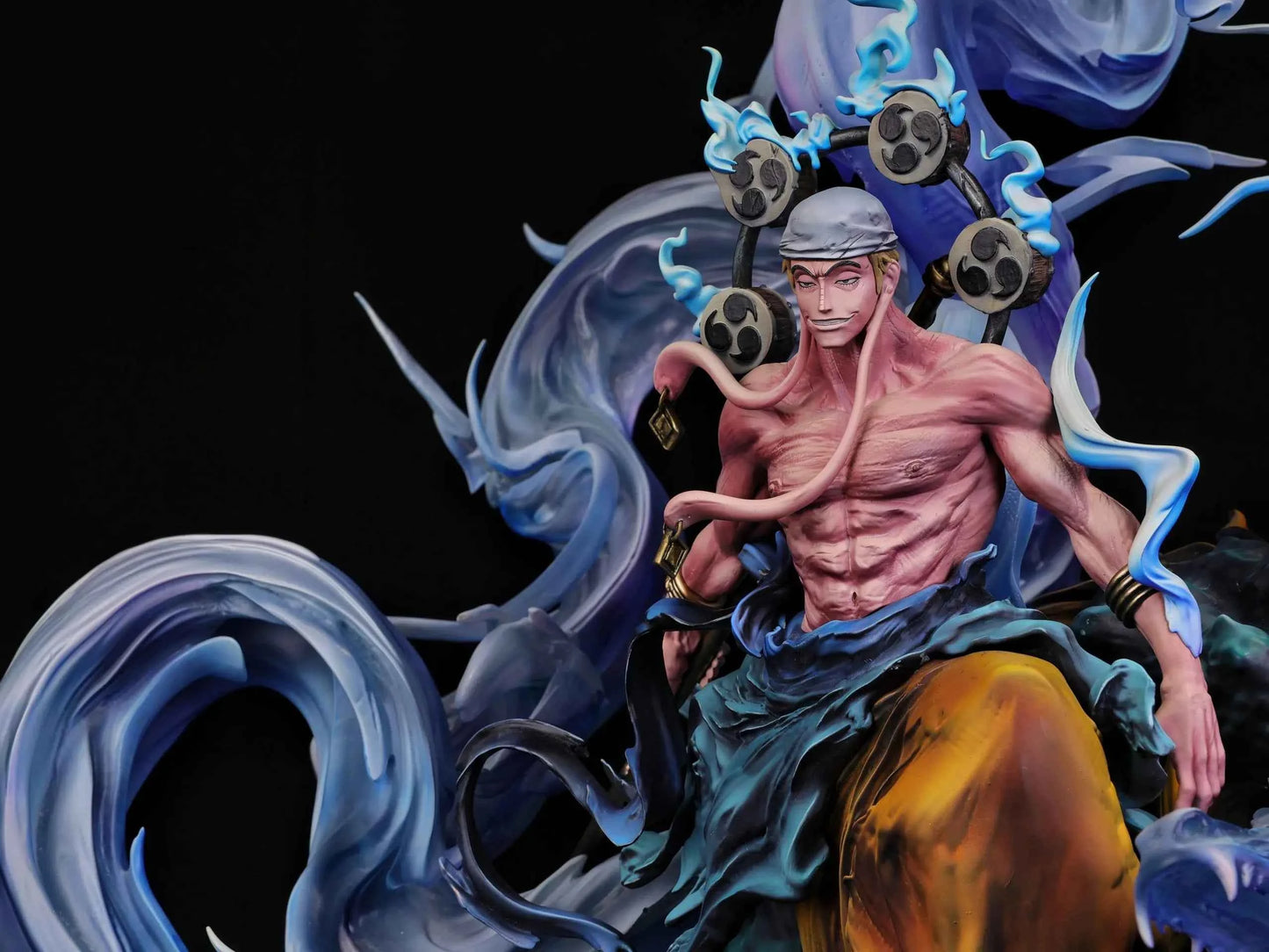 One Piece Iron Curtain Studio Thunder God Enel Resin Statue