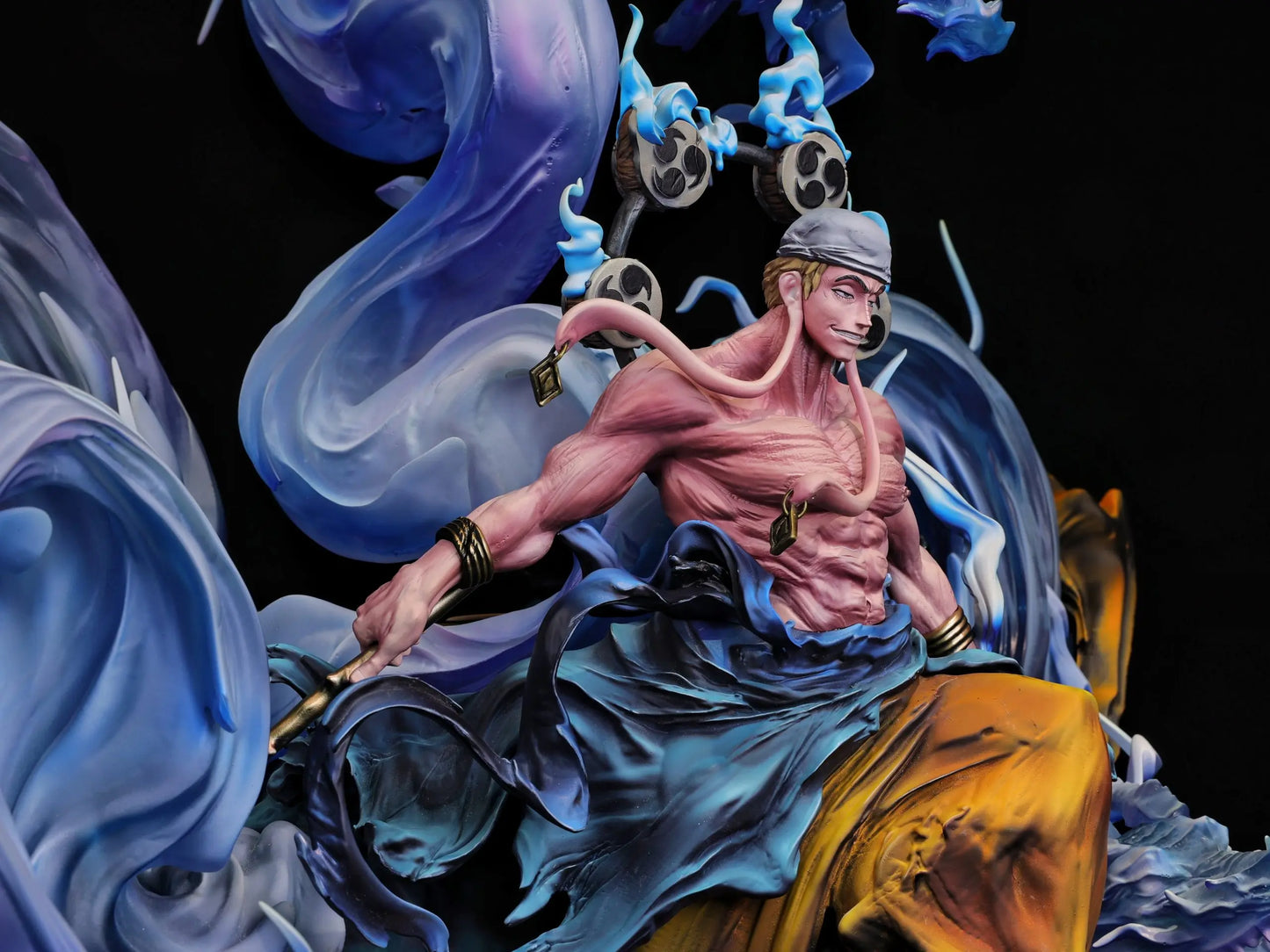 One Piece Iron Curtain Studio Thunder God Enel Resin Statue