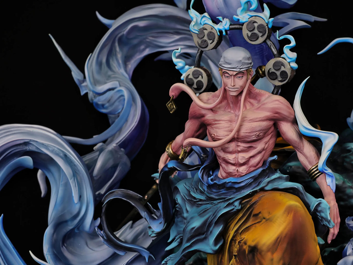 One Piece Iron Curtain Studio Thunder God Enel Resin Statue