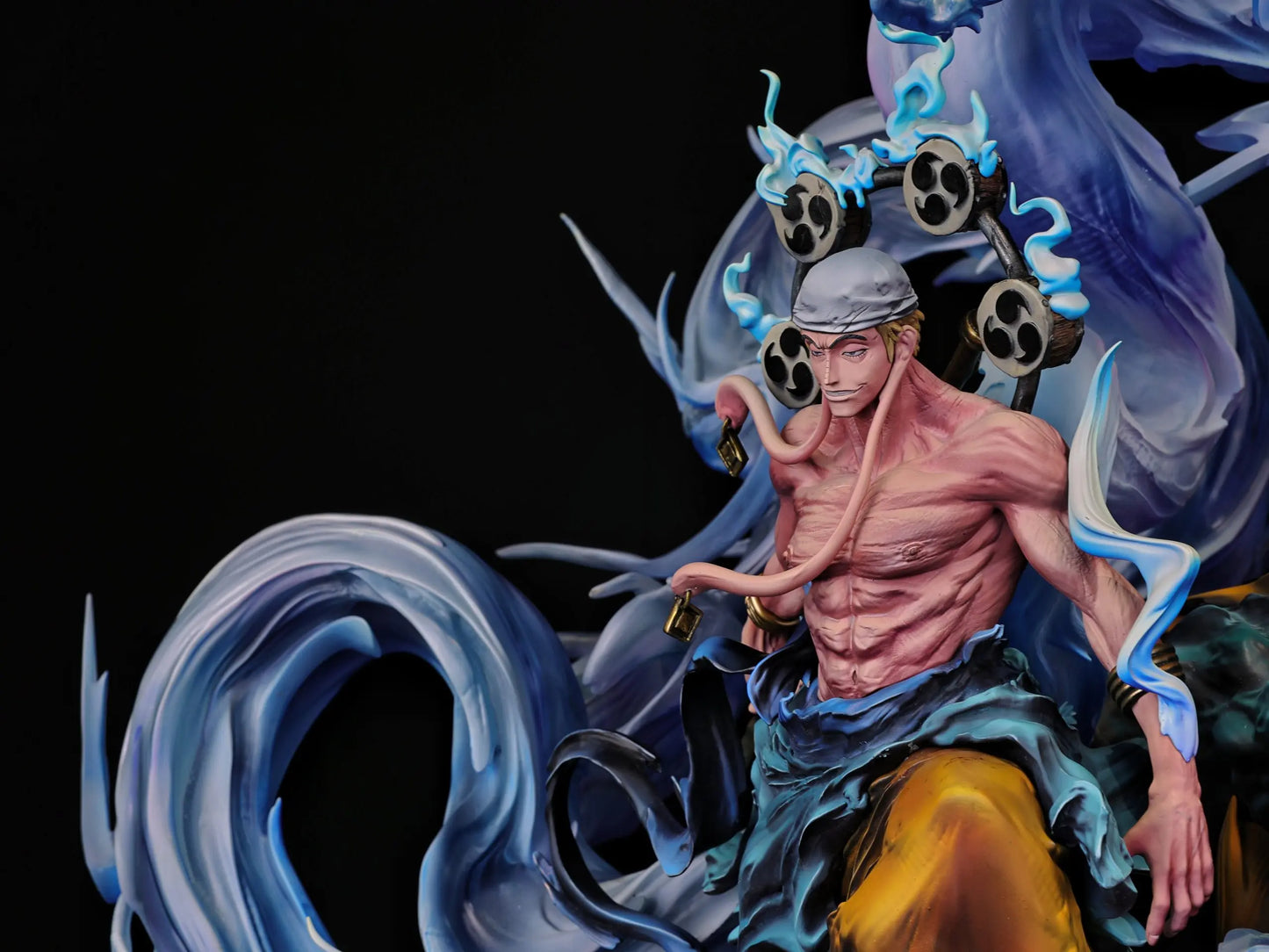 One Piece Iron Curtain Studio Thunder God Enel Resin Statue