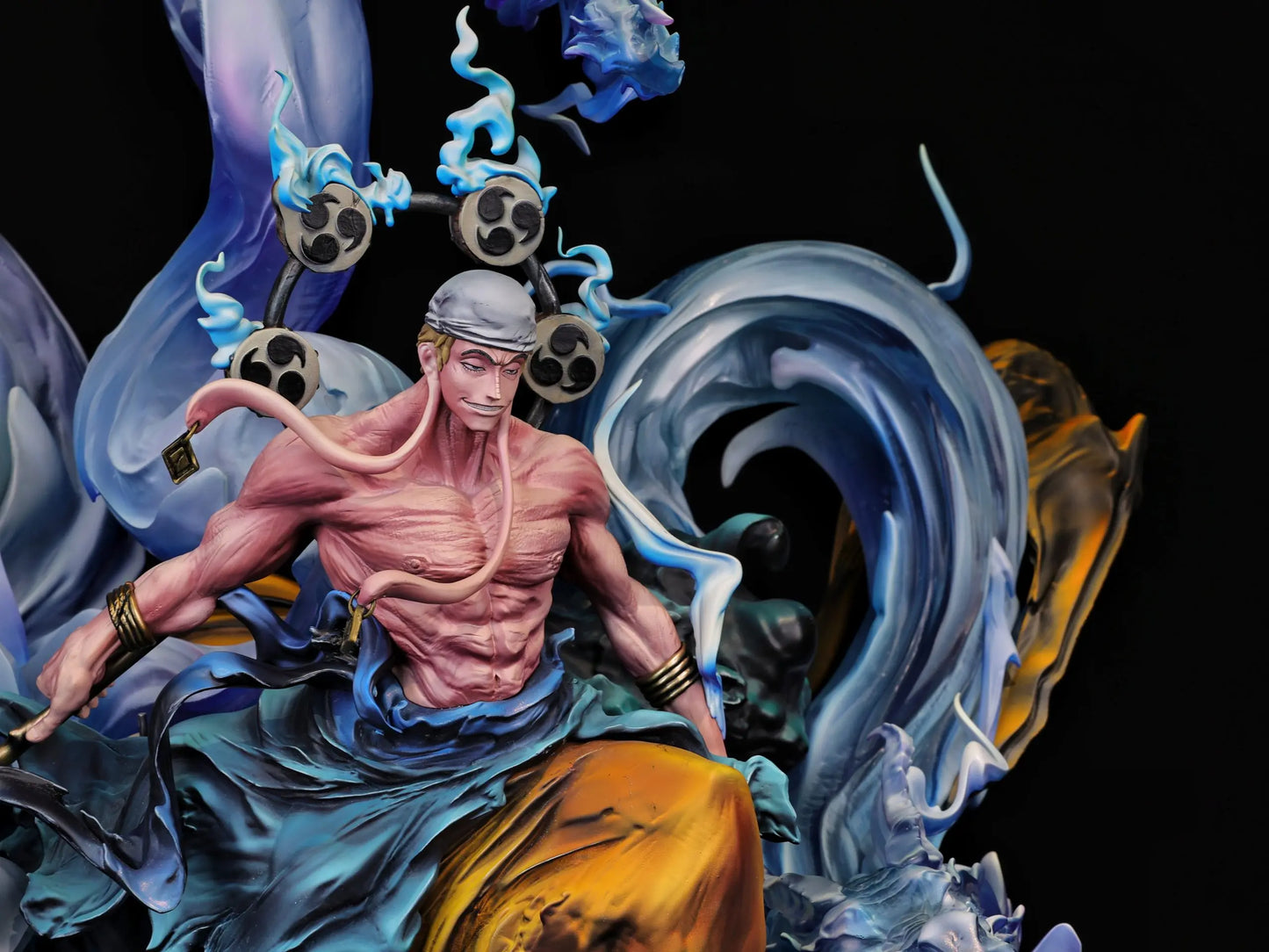 One Piece Iron Curtain Studio Thunder God Enel Resin Statue