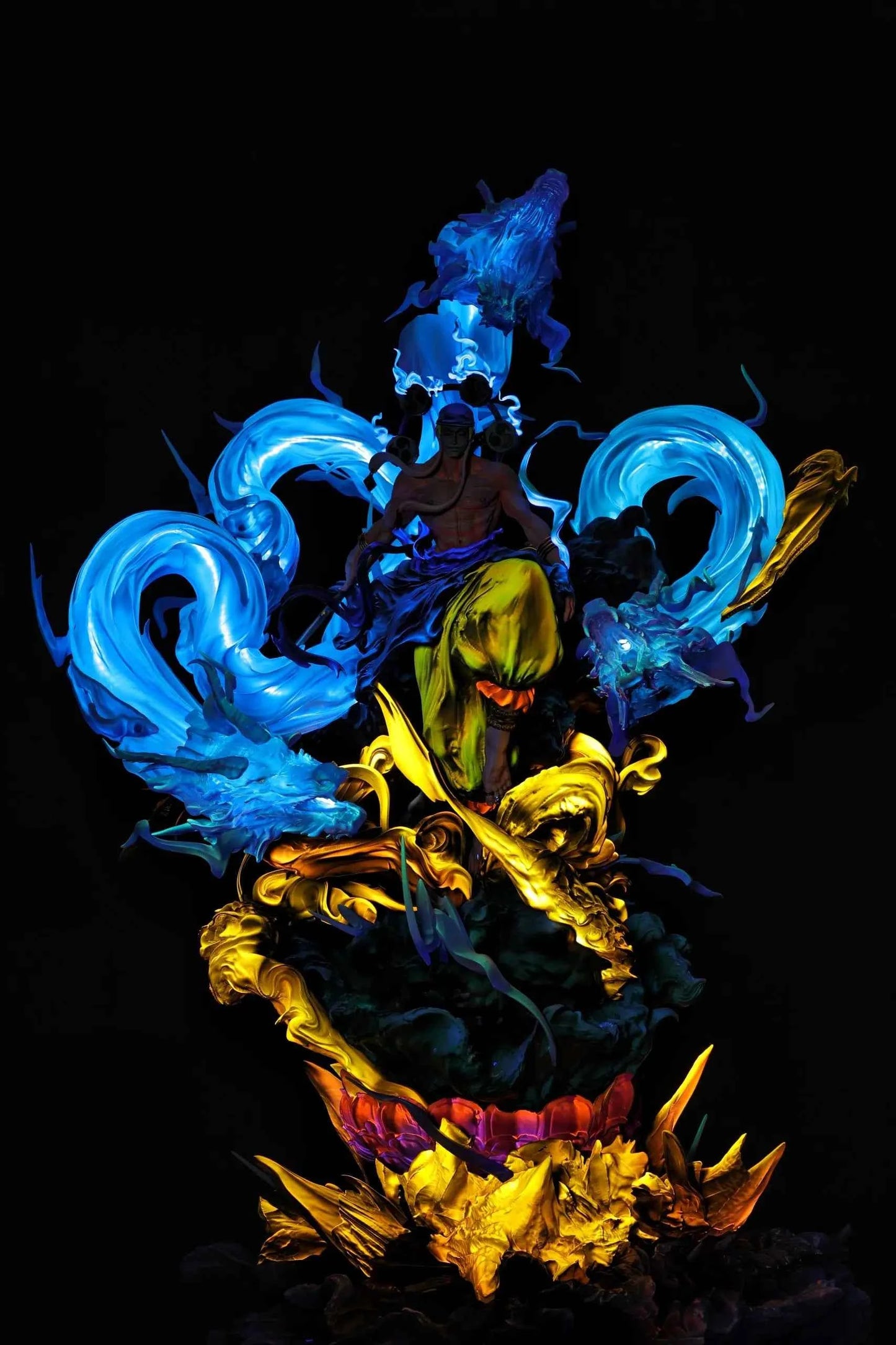 One Piece Iron Curtain Studio Thunder God Enel Resin Statue