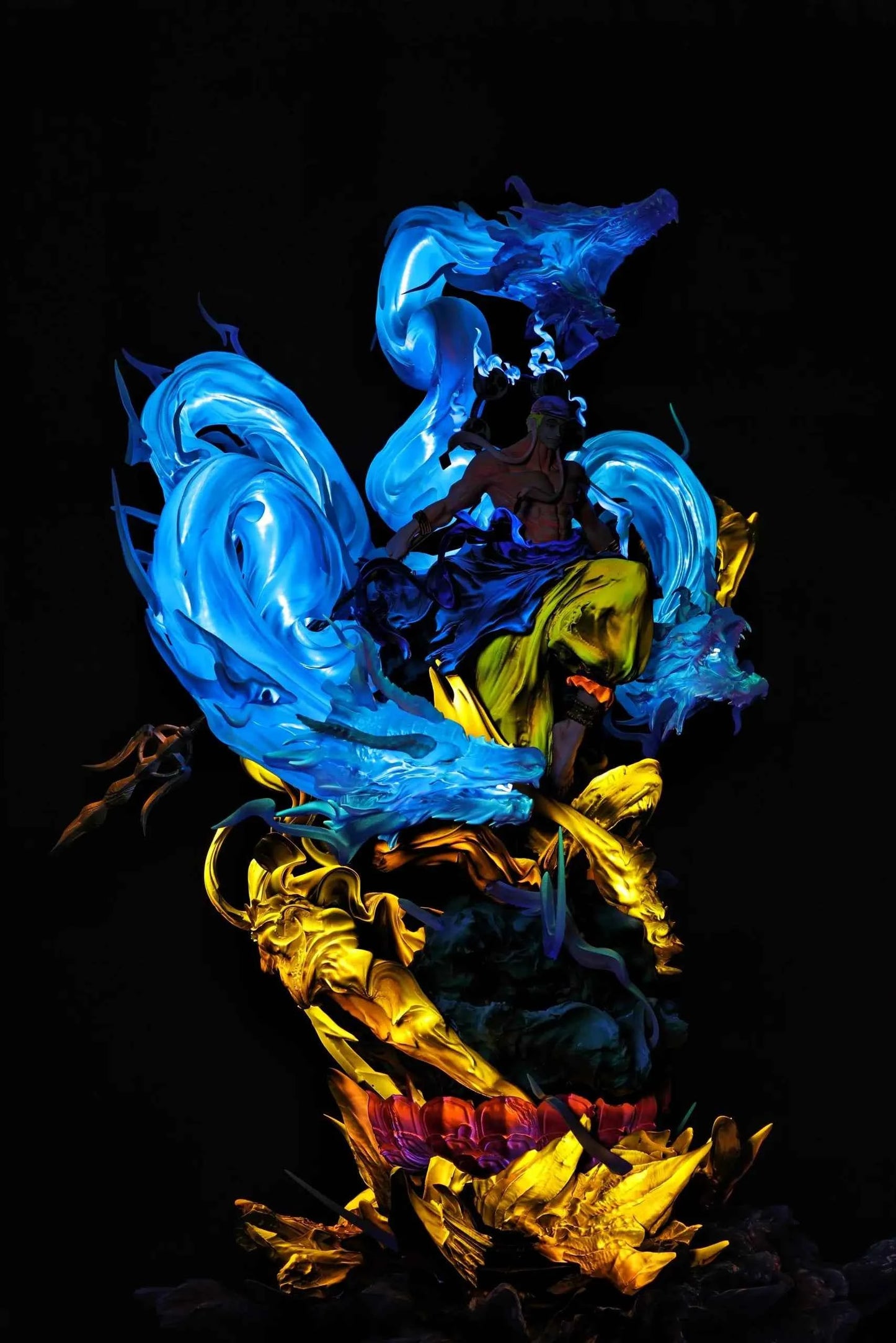 One Piece Iron Curtain Studio Thunder God Enel Resin Statue