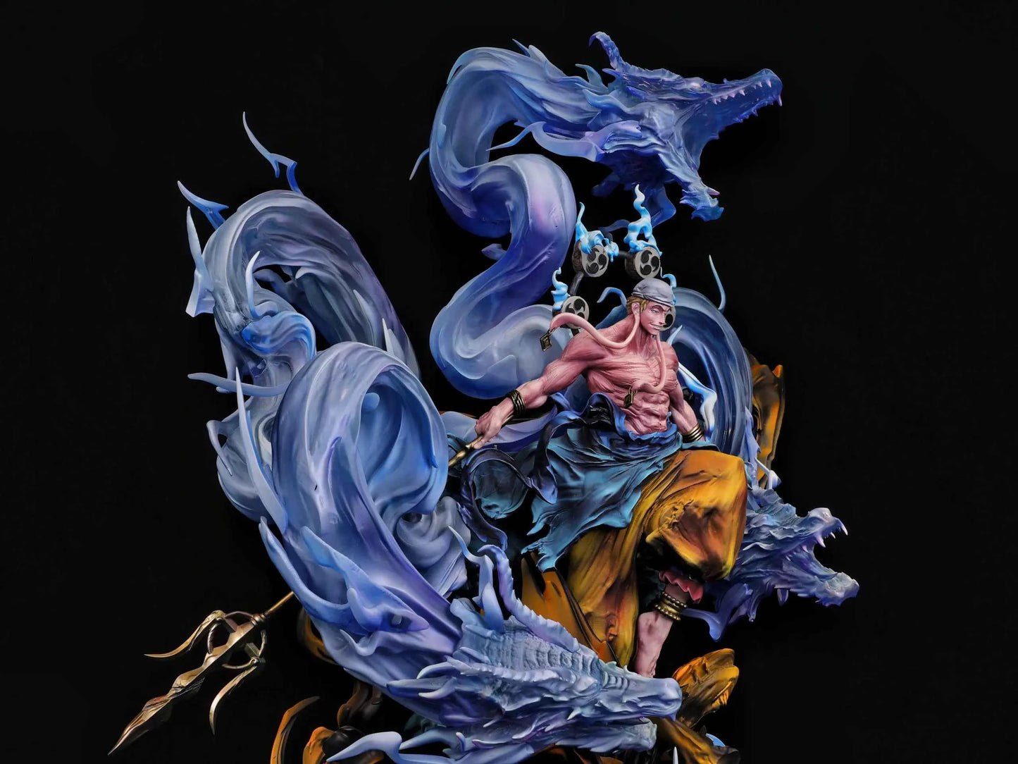 One Piece Iron Curtain Studio Thunder God Enel Resin Statue