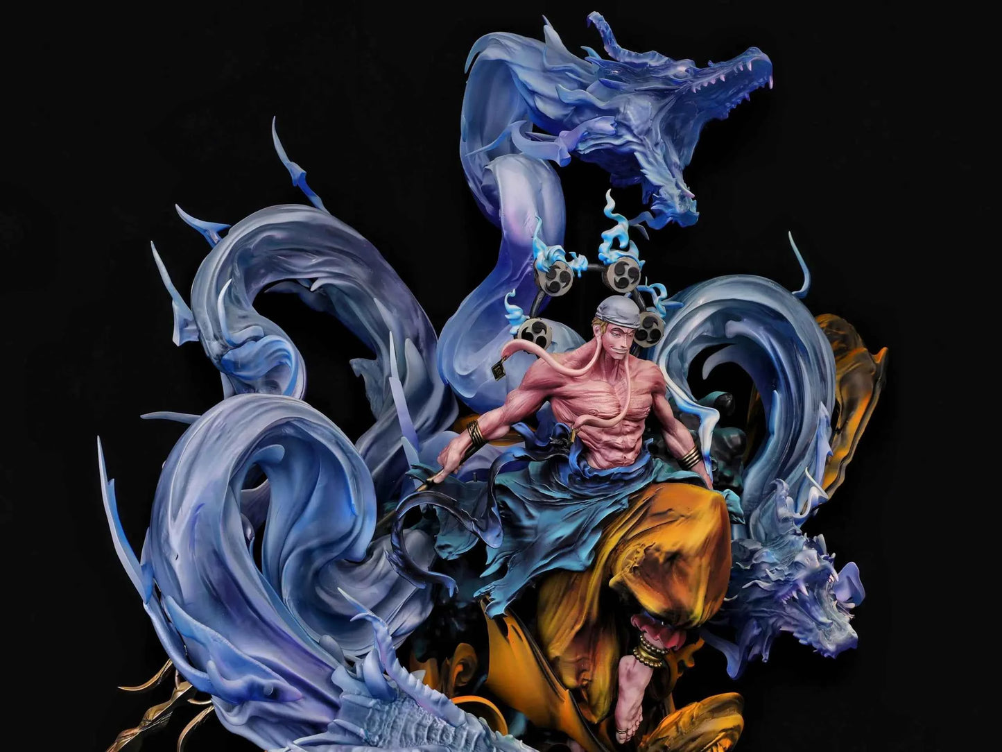 One Piece Iron Curtain Studio Thunder God Enel Resin Statue