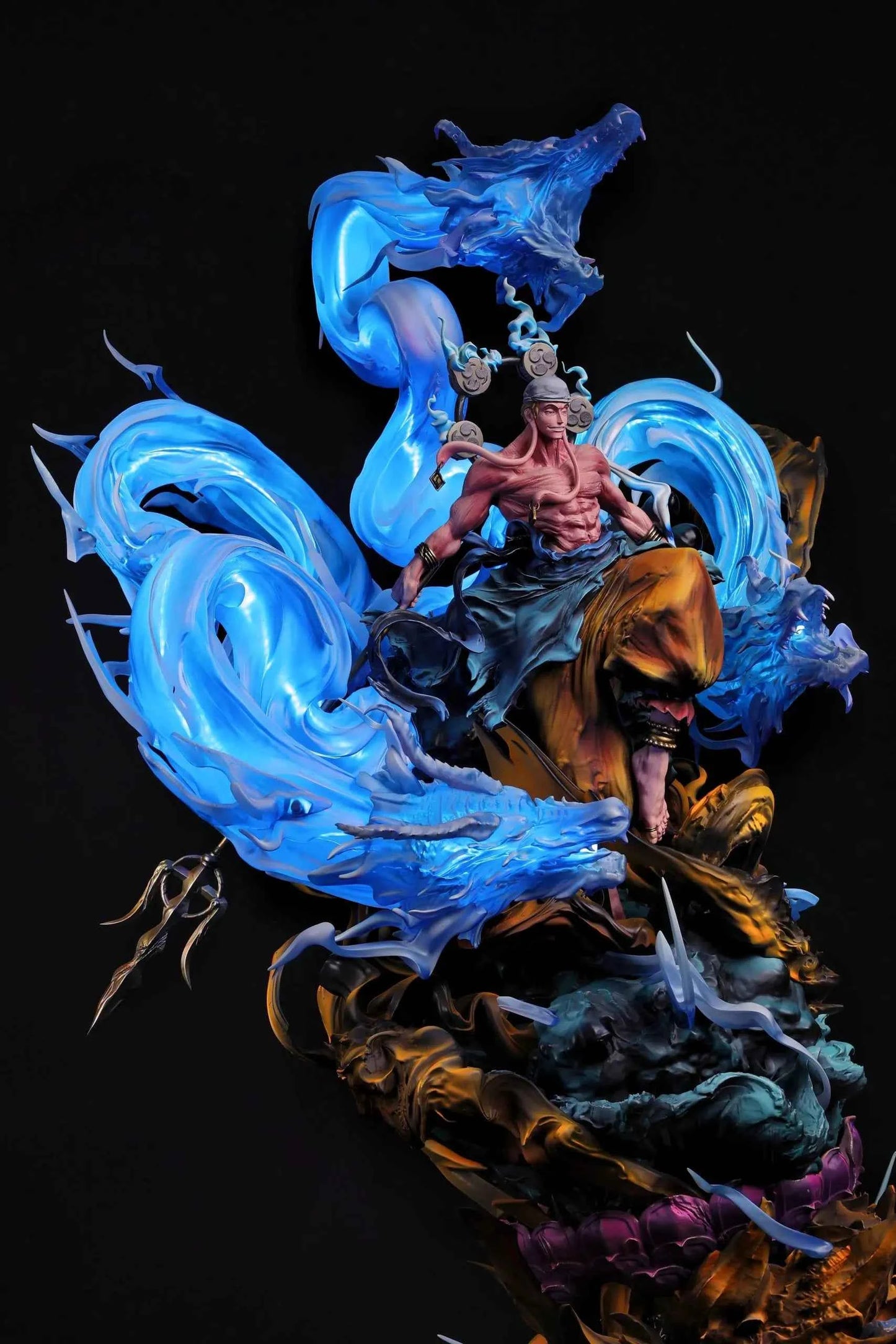 One Piece Iron Curtain Studio Thunder God Enel Resin Statue