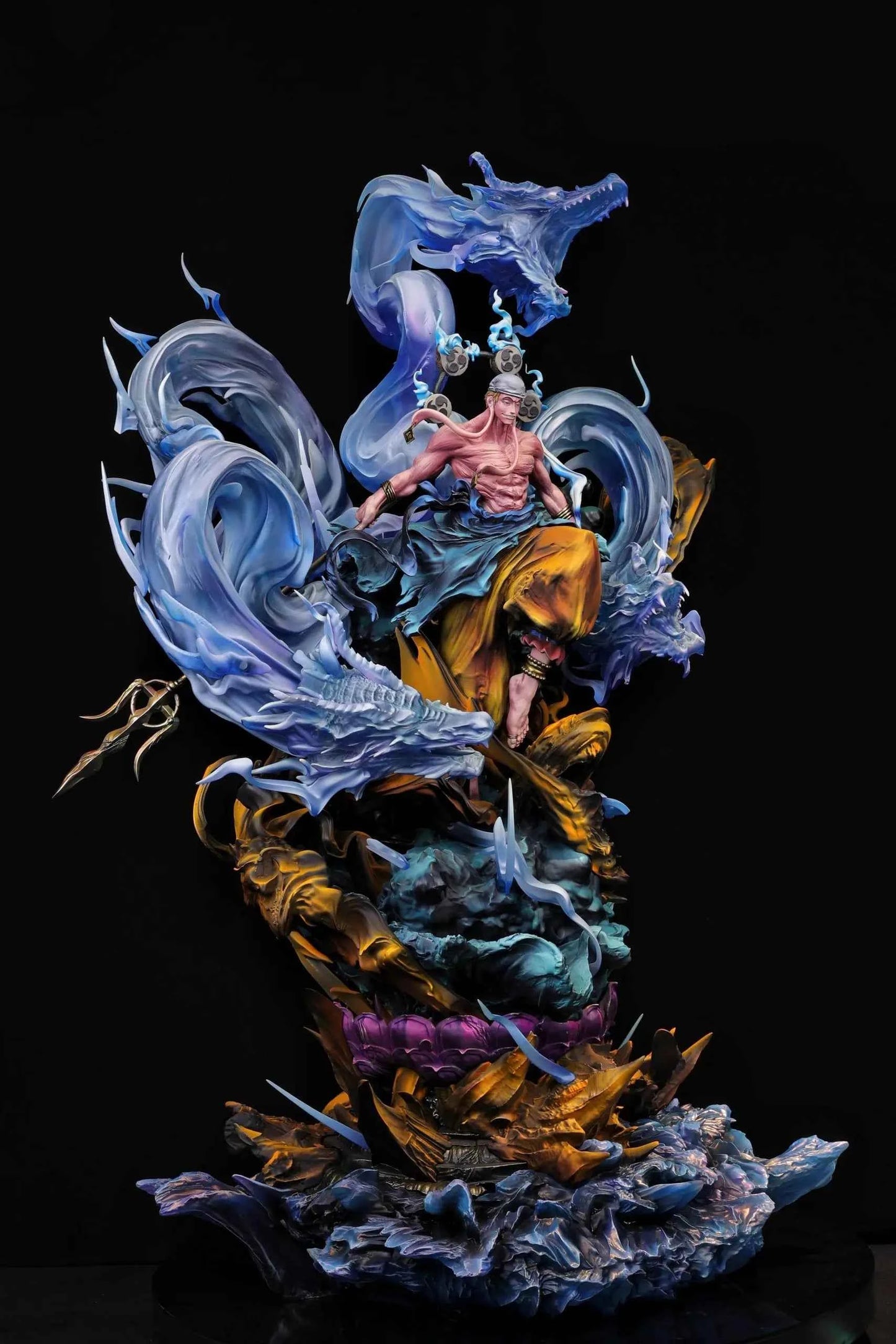 One Piece Iron Curtain Studio Thunder God Enel Resin Statue