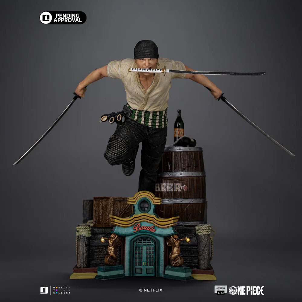 One Piece Iron Studio Roronoa Zoro MARCAS203135-10 Licensed Resin Statue
