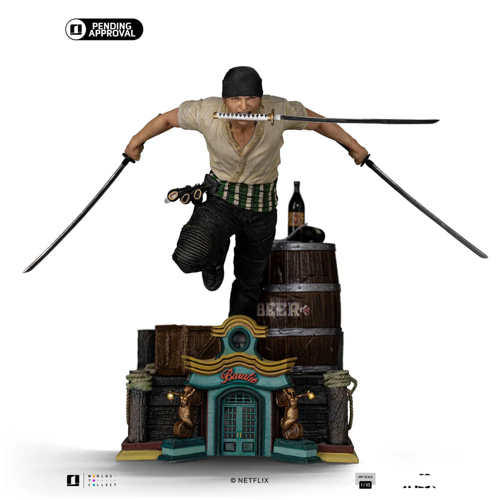 One Piece Iron Studio Roronoa Zoro MARCAS203135-10 Licensed Resin Statue