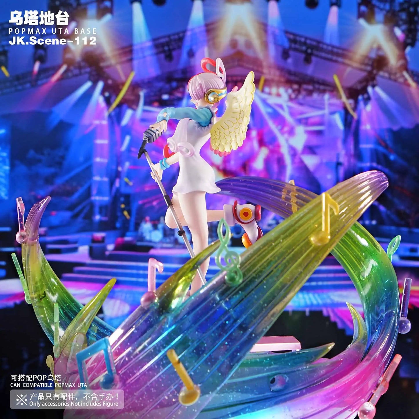 One Piece JacksDo Studio POPMAX Uta Base Special Effect Accessories Resin Statue