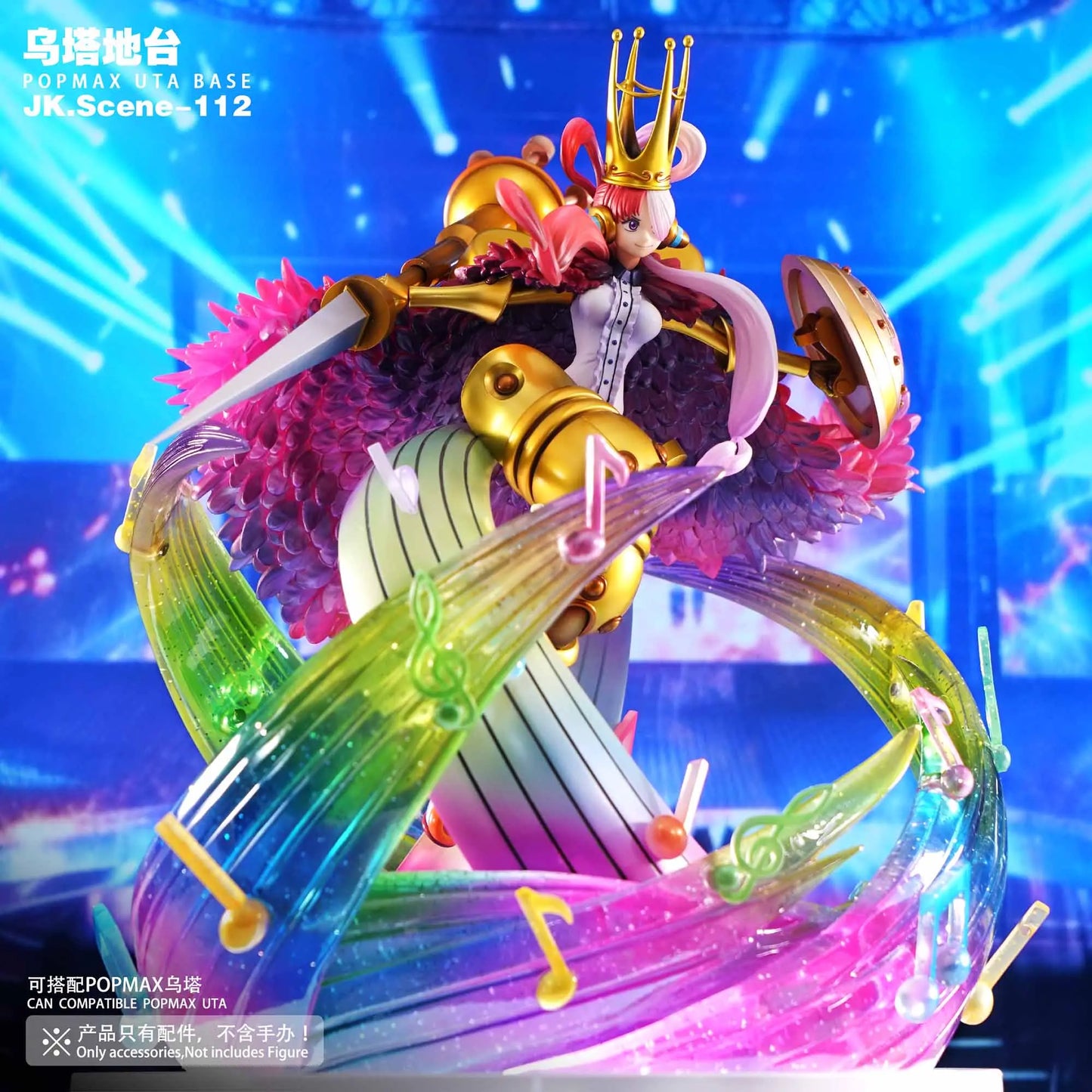 One Piece JacksDo Studio POPMAX Uta Base Special Effect Accessories Resin Statue