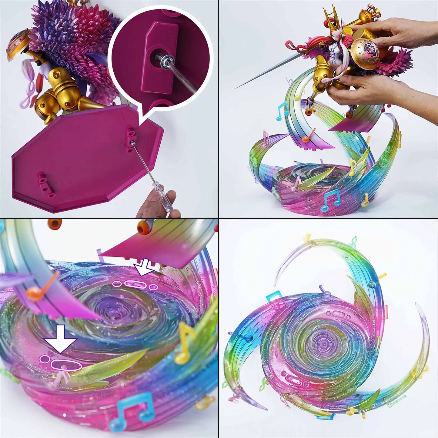 One Piece JacksDo Studio POPMAX Uta Base Special Effect Accessories Resin Statue