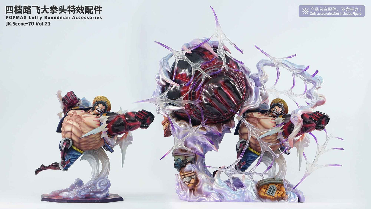 One Piece JacksDo Studio Special Effect Accessories POP Maximum Monkey D. Luffy Boundman Resin Statue