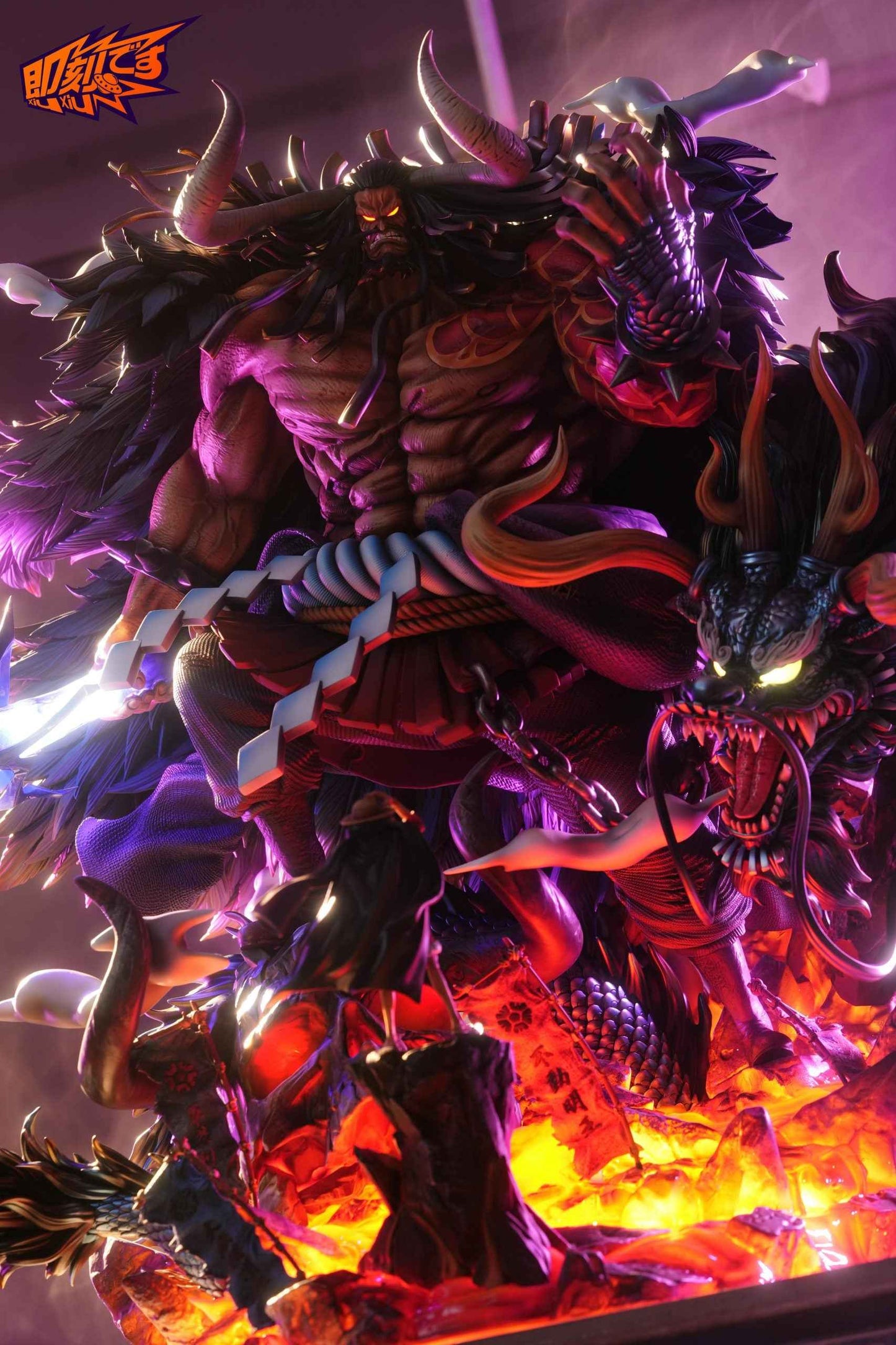One Piece Ji Ke Studio Kaido Resin Statue